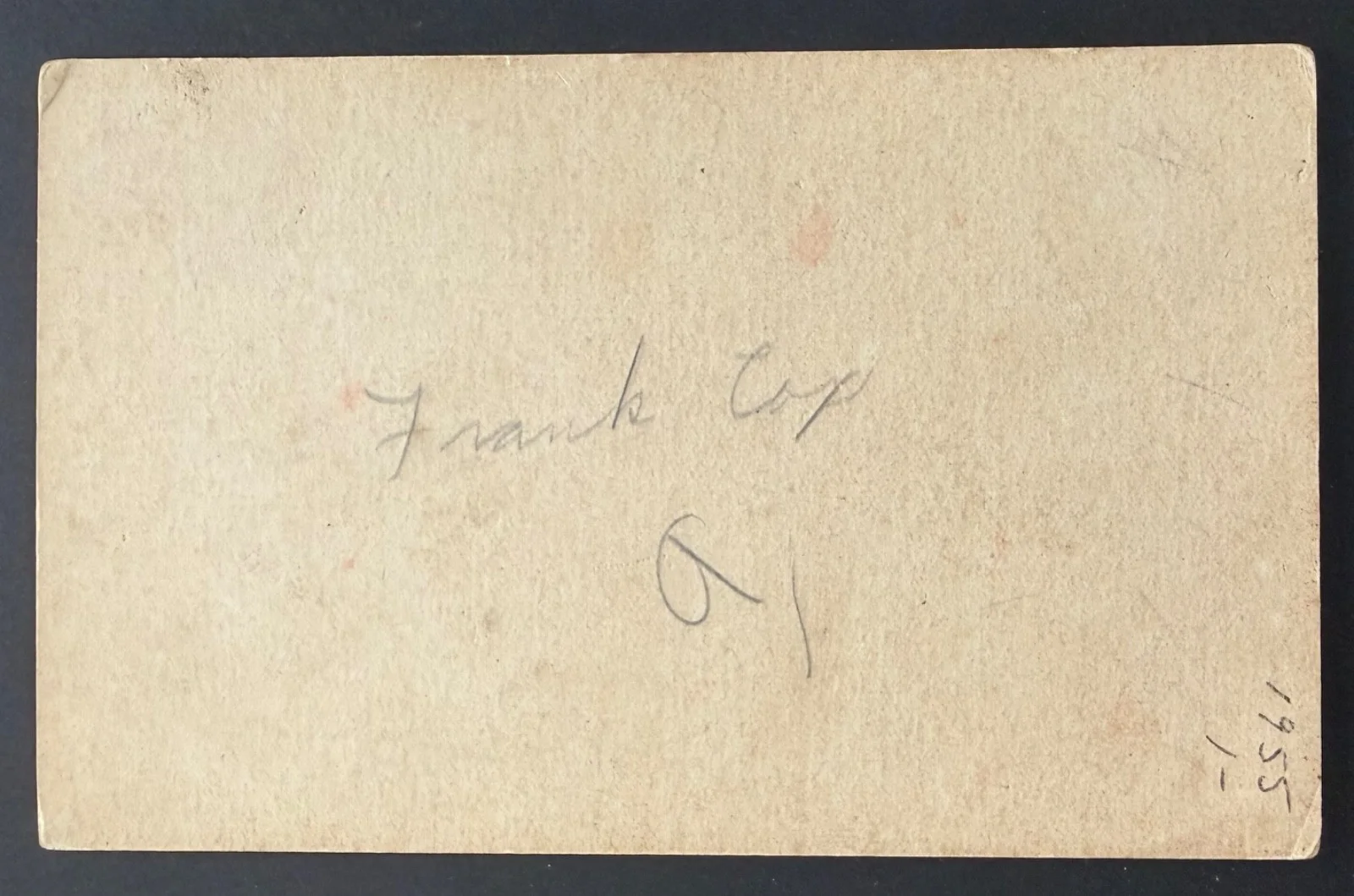 Ritz Brothers Post Card - sepia-tone - Hand-written date of 1955 on back, image 2