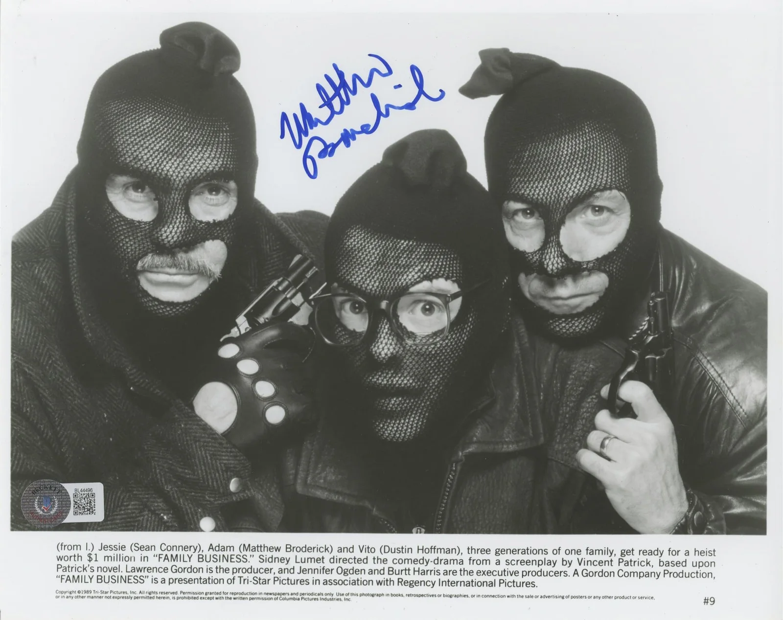 Matthew Broderick — Matthew Broderick Family Business Authentic Signed 8x10 Photo BAS #BL44496, image 3