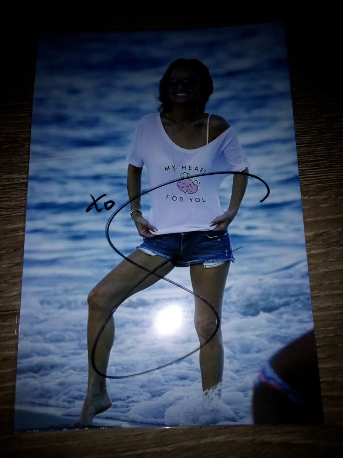 Giada De Laurentiis — GIADA De LAURENTIIS AUTOGRAPH SIGNED 4x4 COLOR PHOTO Sexy TV FOOD NETWORK CHEF, изображение 2