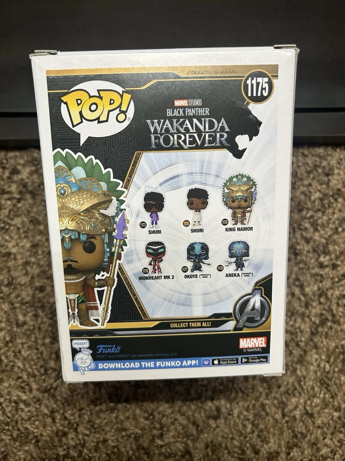 Tenoch Huerta Signed/autographed Funko Pop King Namor “Namor” Insc JSA, изображение 3
