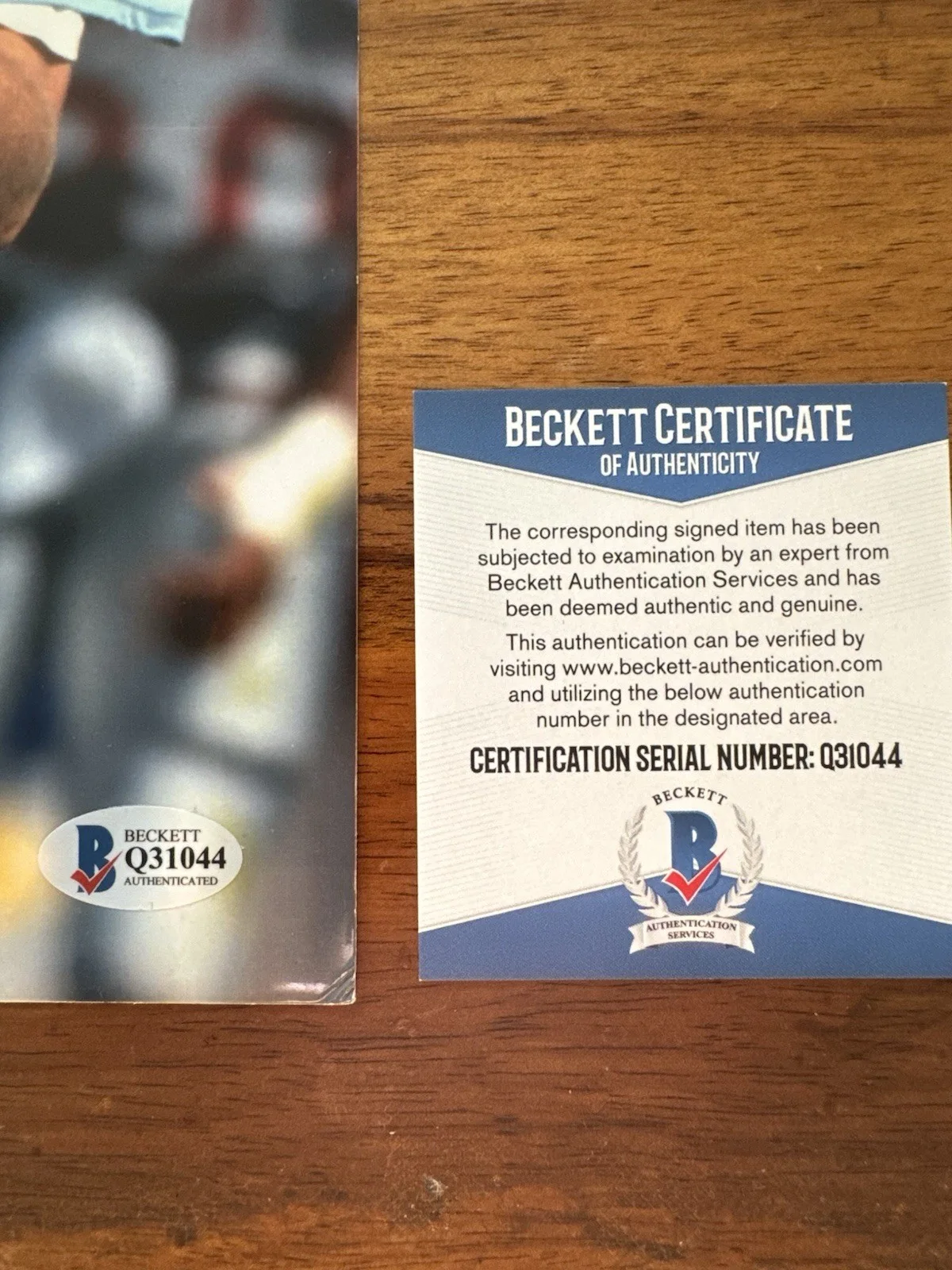Troy Aikman Signed Autographed Photo BAS Authenticated Beckett, image 3