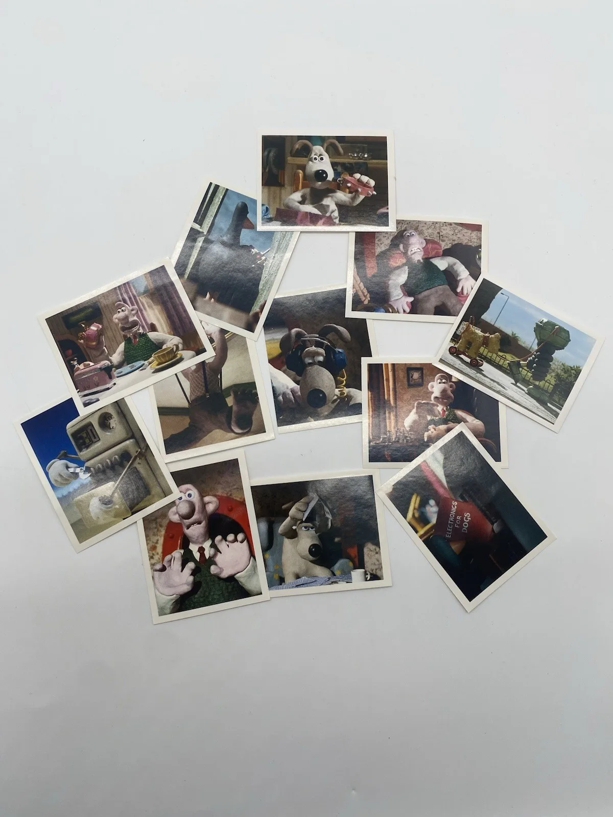 Vintage Wallace & Gromit Merlin Sticker Packs Opened x2, image 2