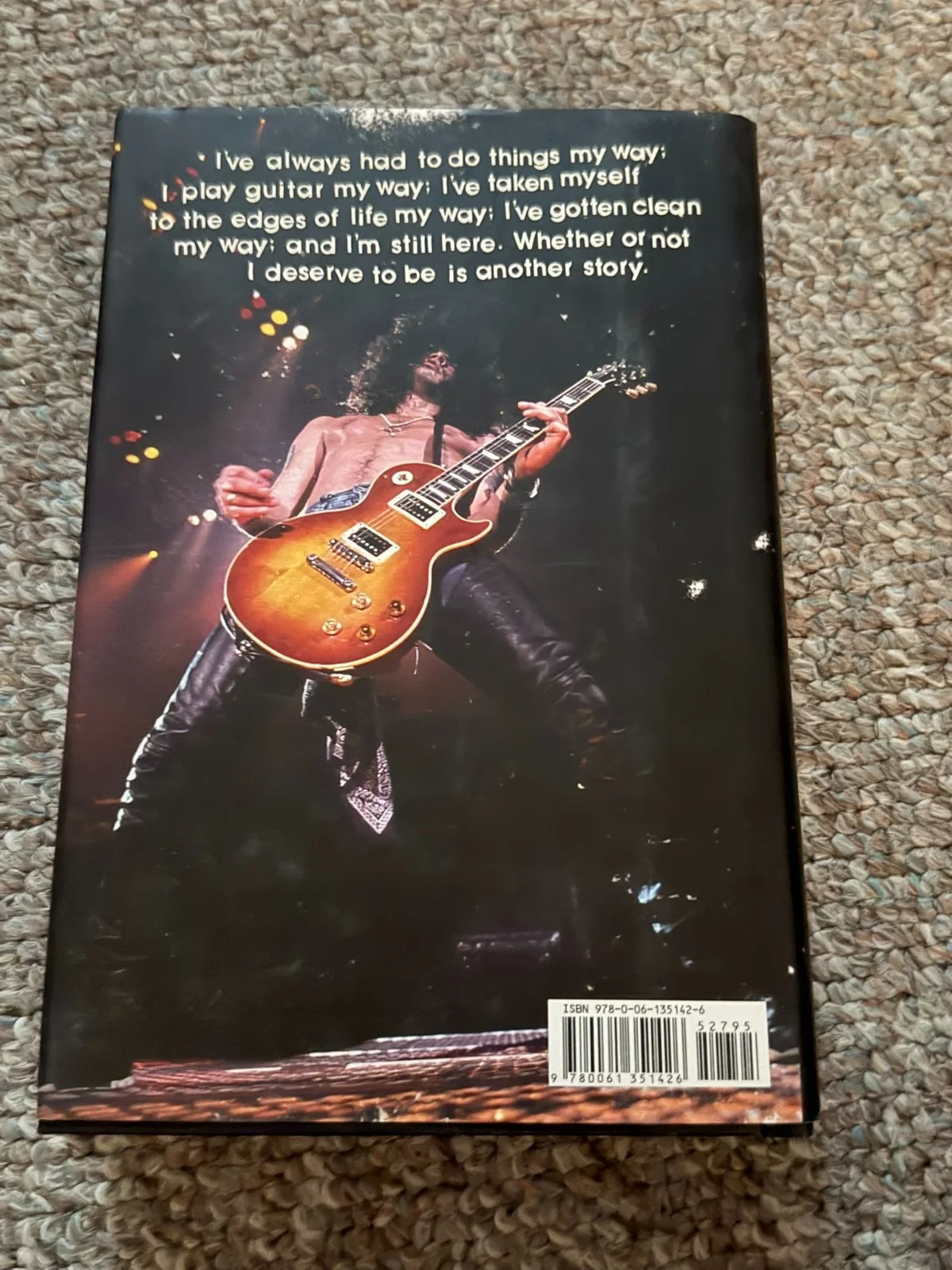 Guns N’ Roses Collectible Slash Signed Autographed Hardcover Autobiography Book, изображение 3