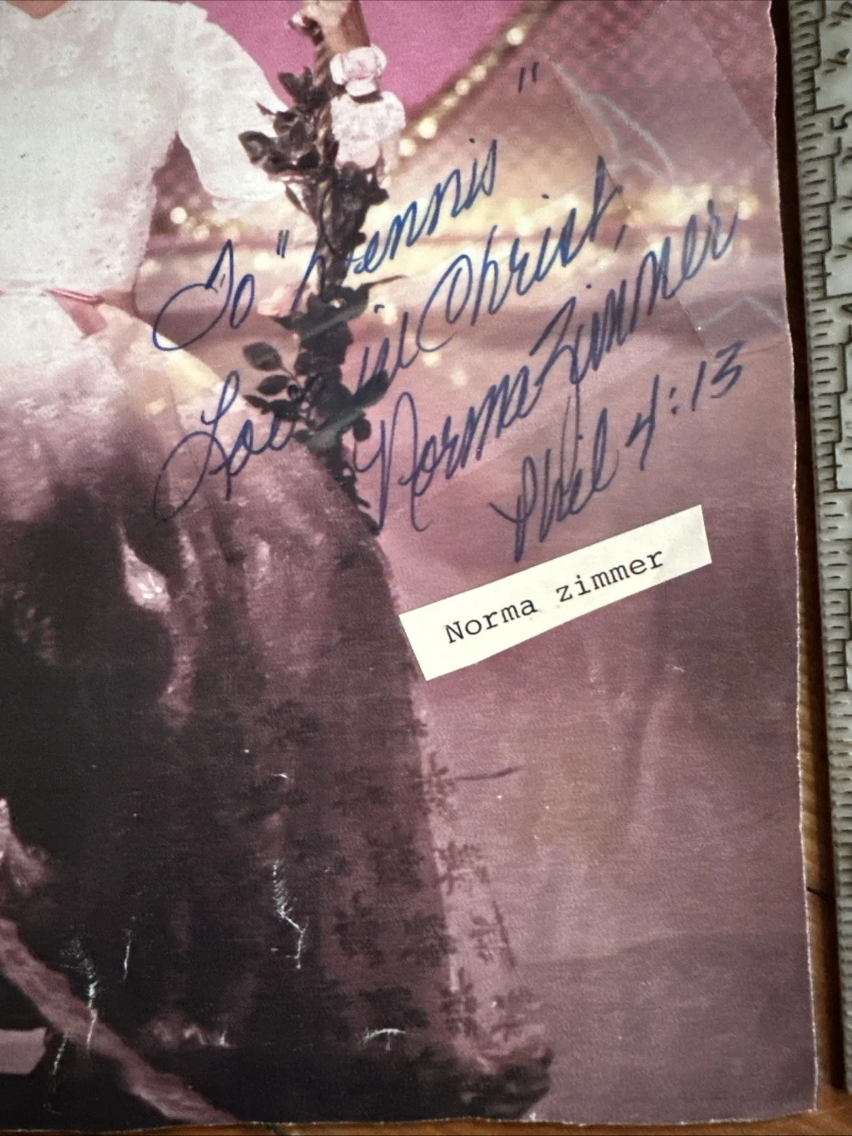 Autographed Photo of NORMA ZIMMER - “The Lawrence Welk Show”, изображение 2
