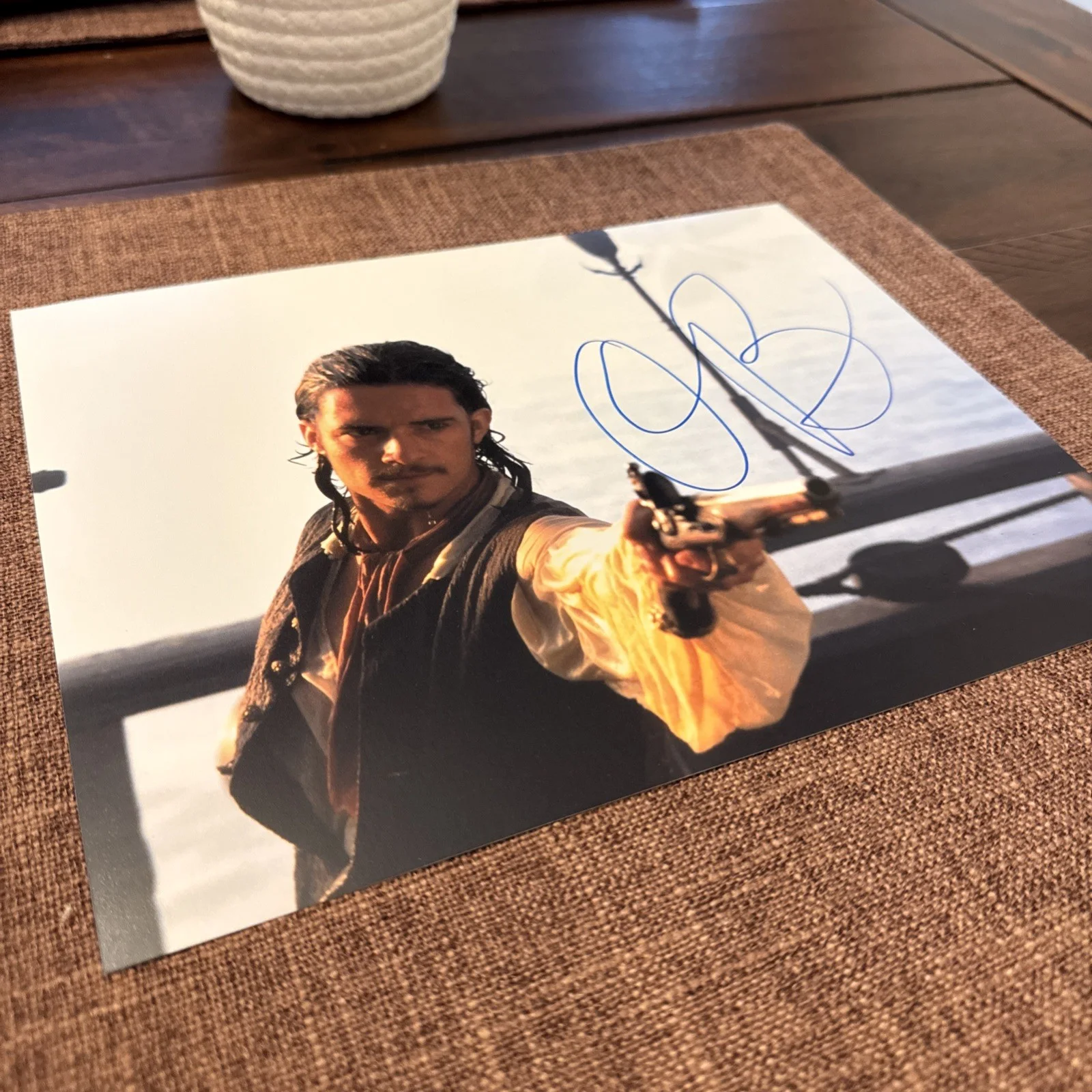 Orlando Bloom signed Photo Autograph 8 X10 Pirates Of The Caribbean w/COA Holo !, изображение 2
