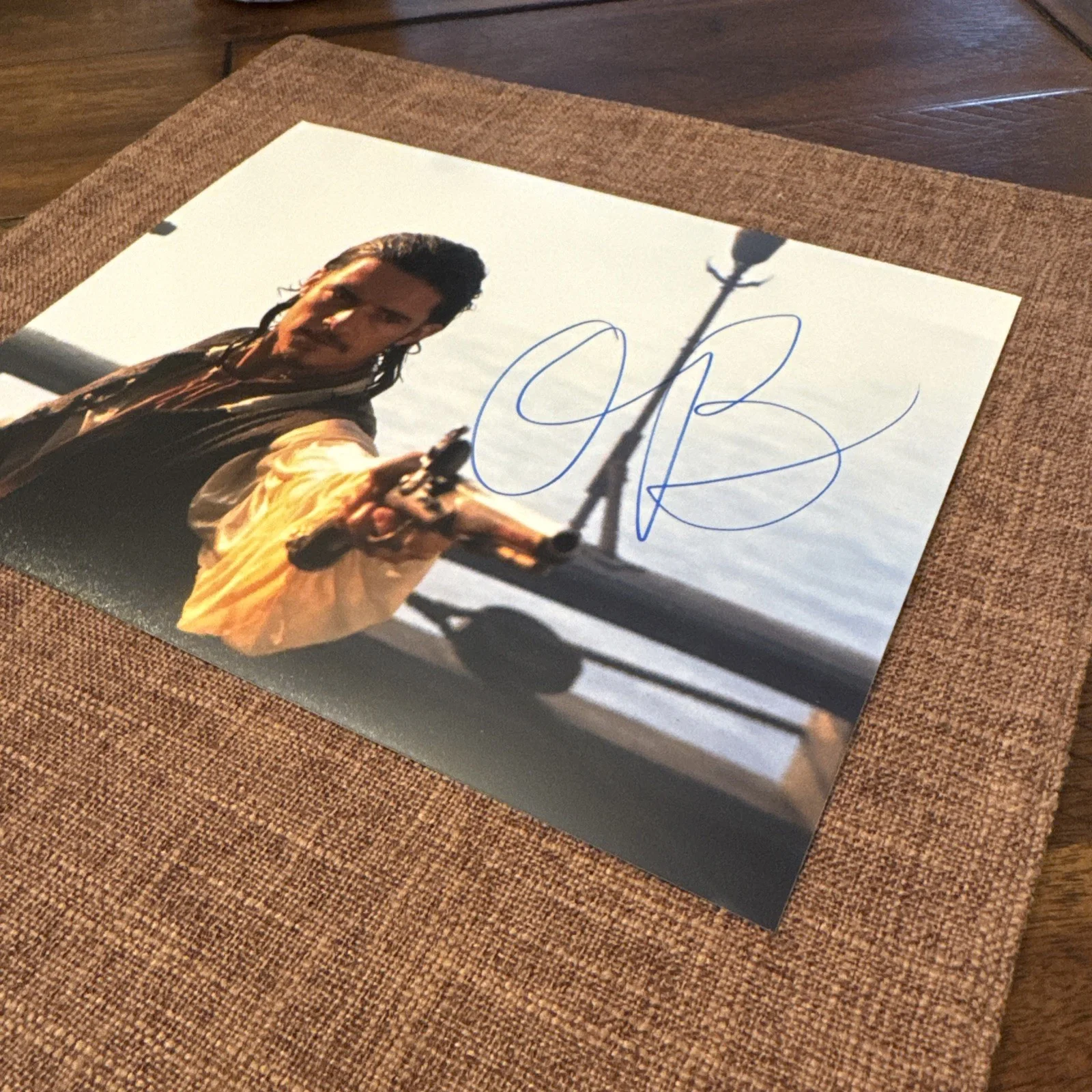 Orlando Bloom signed Photo Autograph 8 X10 Pirates Of The Caribbean w/COA Holo !, изображение 3