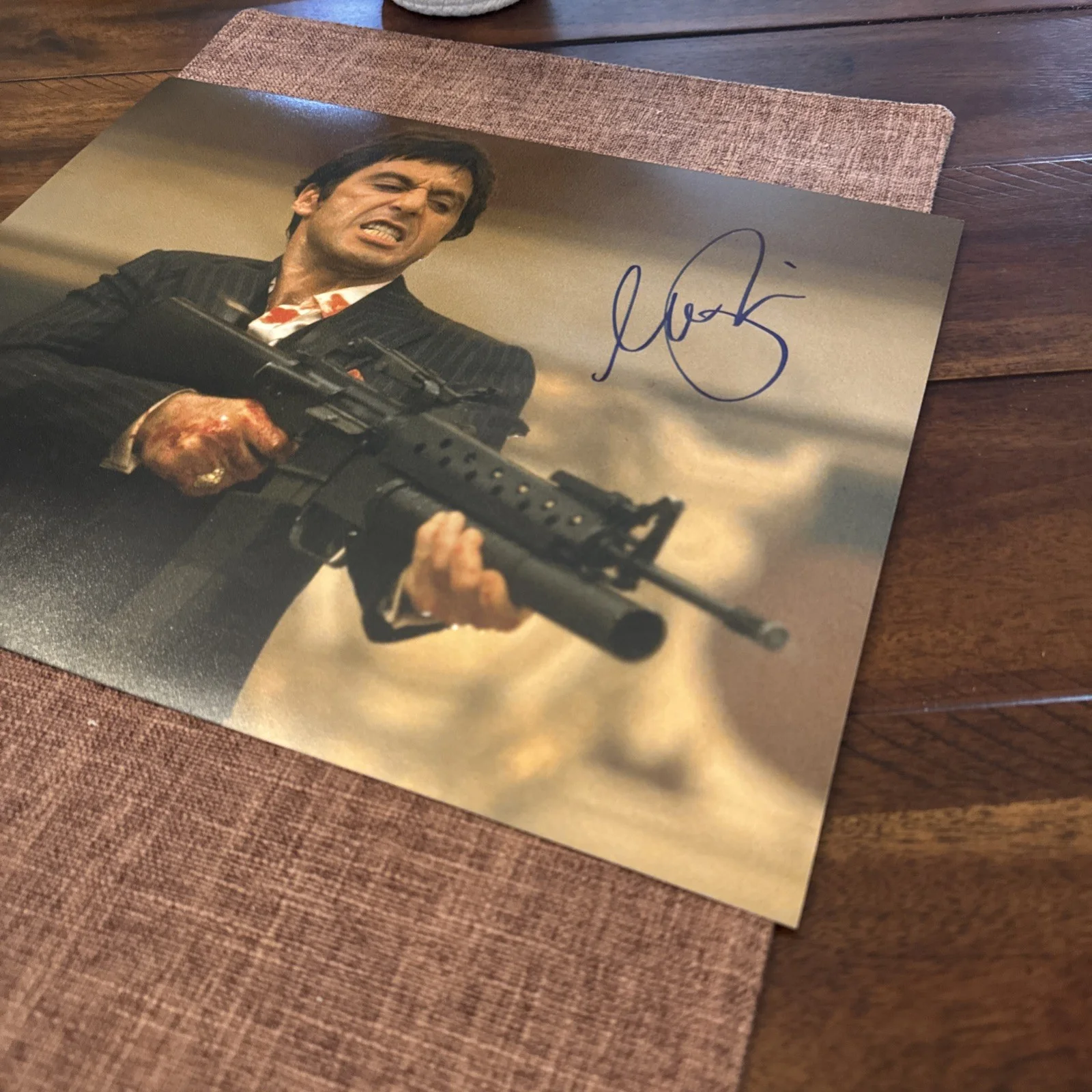 AL PACINO — AL PACINO Signed (SCARFACE) 11x14 " GENUINE Authentic Autograph w/COA & Hologram, image 2