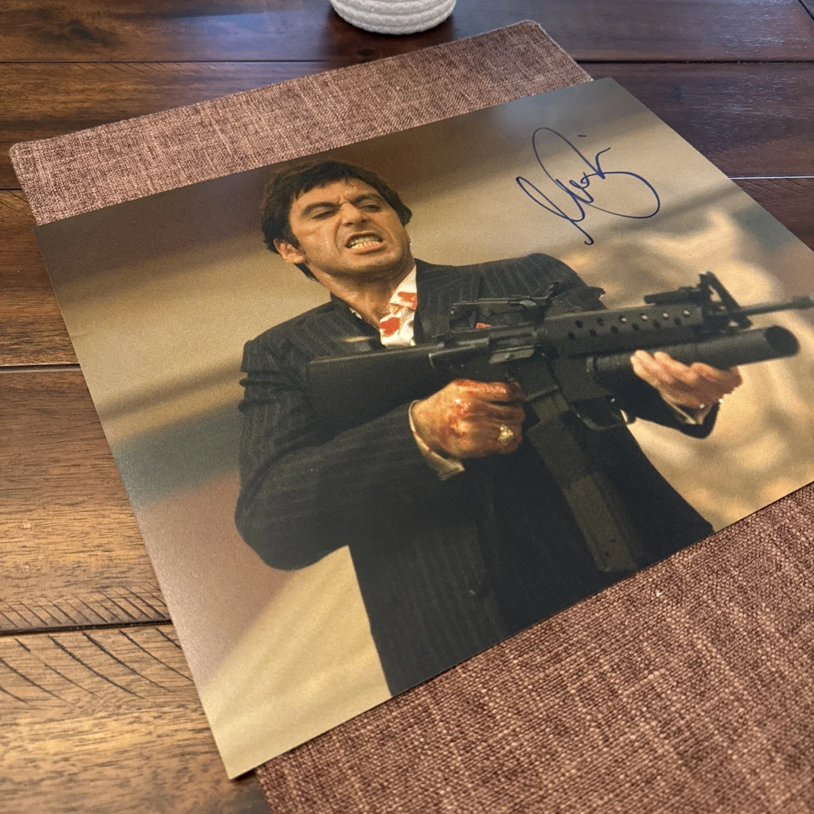 AL PACINO — AL PACINO Signed (SCARFACE) 11x14 " GENUINE Authentic Autograph w/COA & Hologram, image 3