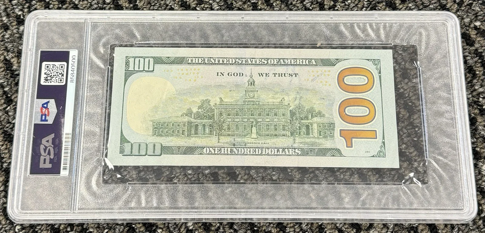 Matt Groening — Matt Groening Signed Autograph $100 Bill Currency Homer Sketch PSA/DNA Encased, изображение 2