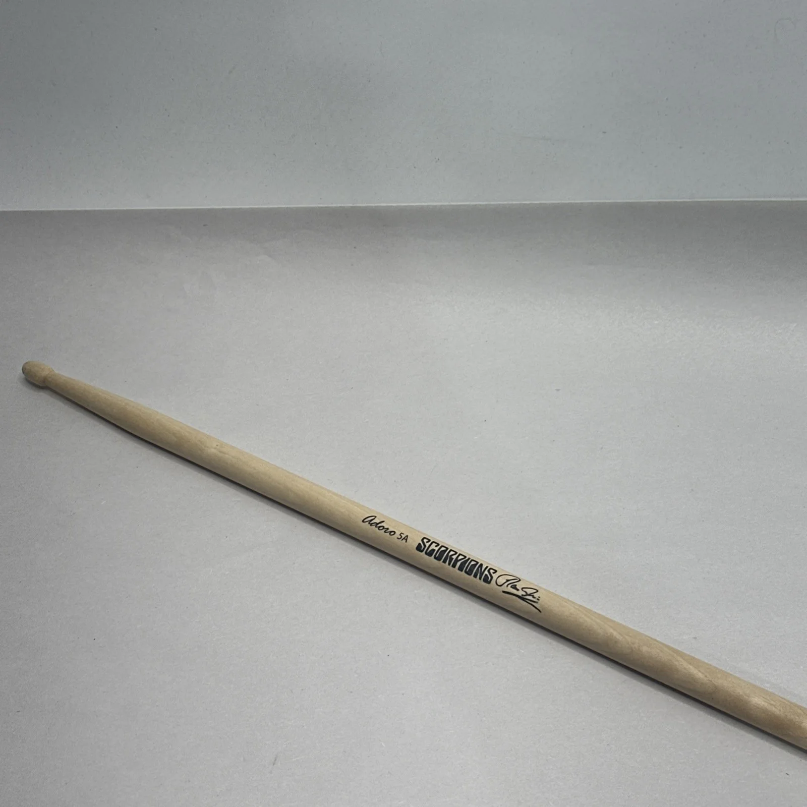 Scorpions Klaus Meine Signature Drumstick Official German Rock Memorabilia, изображение 4