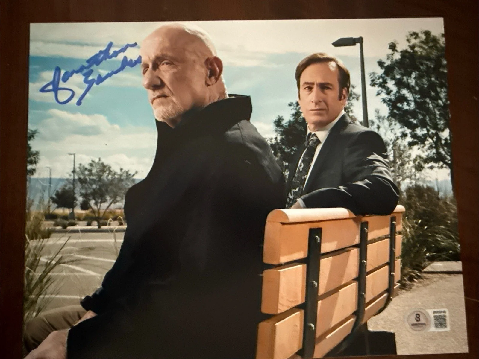 JONATHAN BANKS — JONATHAN BANKS AUTOGRAPHED HAND SIGNED BREAKING BAD BETTER CALL SAUL BAS COA, image 3