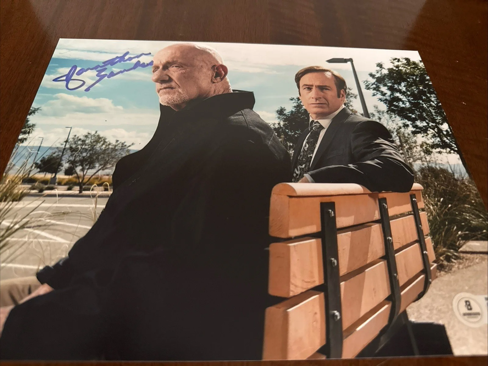 JONATHAN BANKS — JONATHAN BANKS AUTOGRAPHED HAND SIGNED BREAKING BAD BETTER CALL SAUL BAS COA, image 4