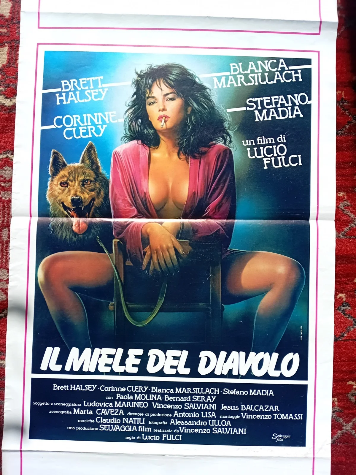 THE DEVIL'S HONEY 1986 LUCIO FULCI Original Italian Locandina Poster MORE IMAGES, изображение 2