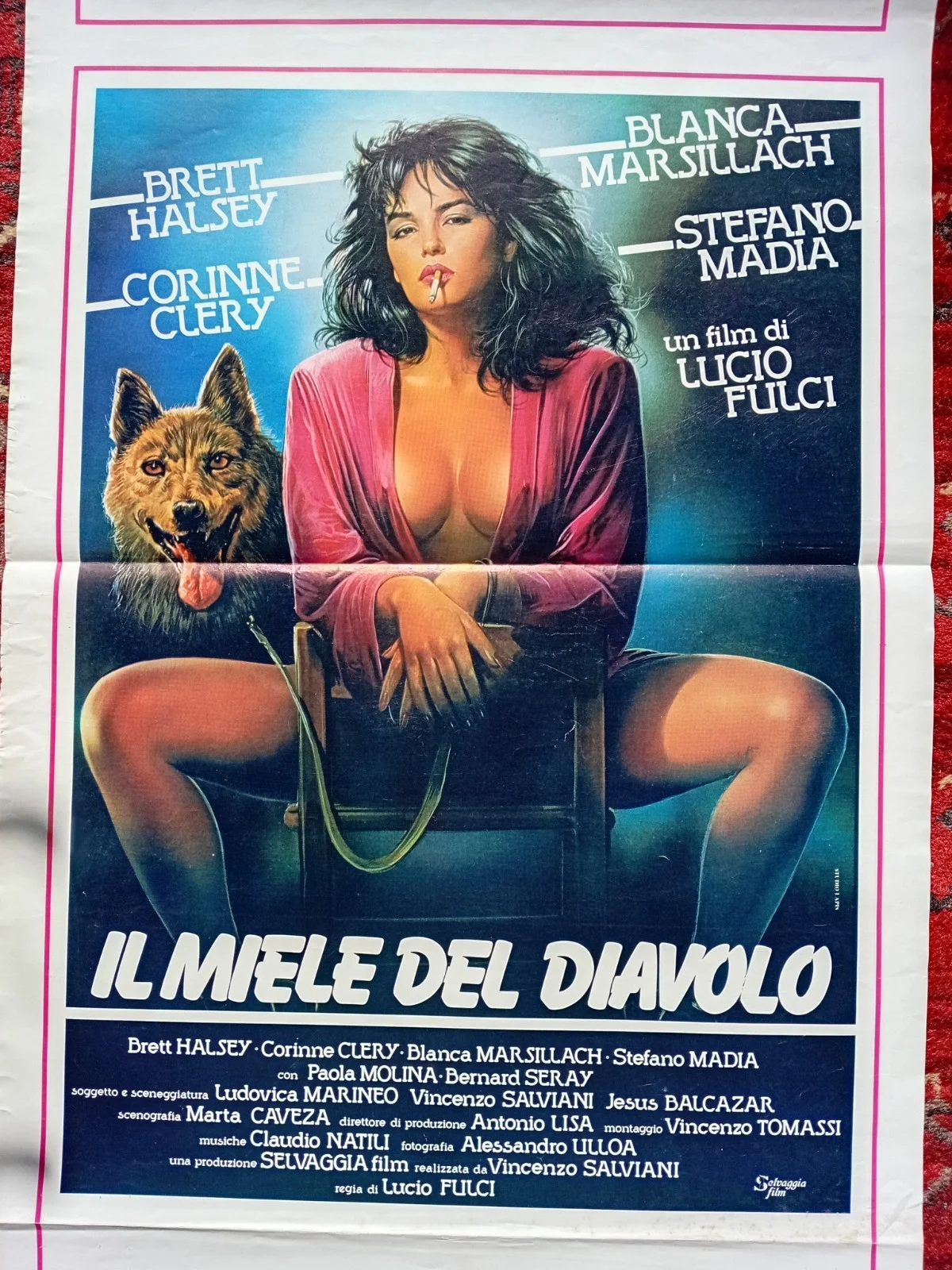 THE DEVIL'S HONEY 1986 LUCIO FULCI Original Italian Locandina Poster MORE IMAGES, изображение 3