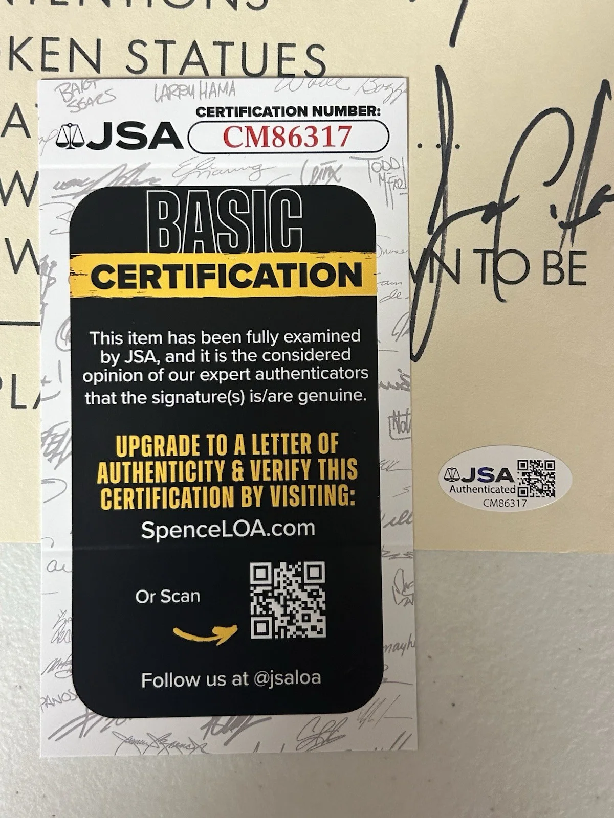 WE CAME AS ROMANS AUTOGRAPHED SIGNED VERY RARE SETLIST WITH JSA COA # CM86317, image 2