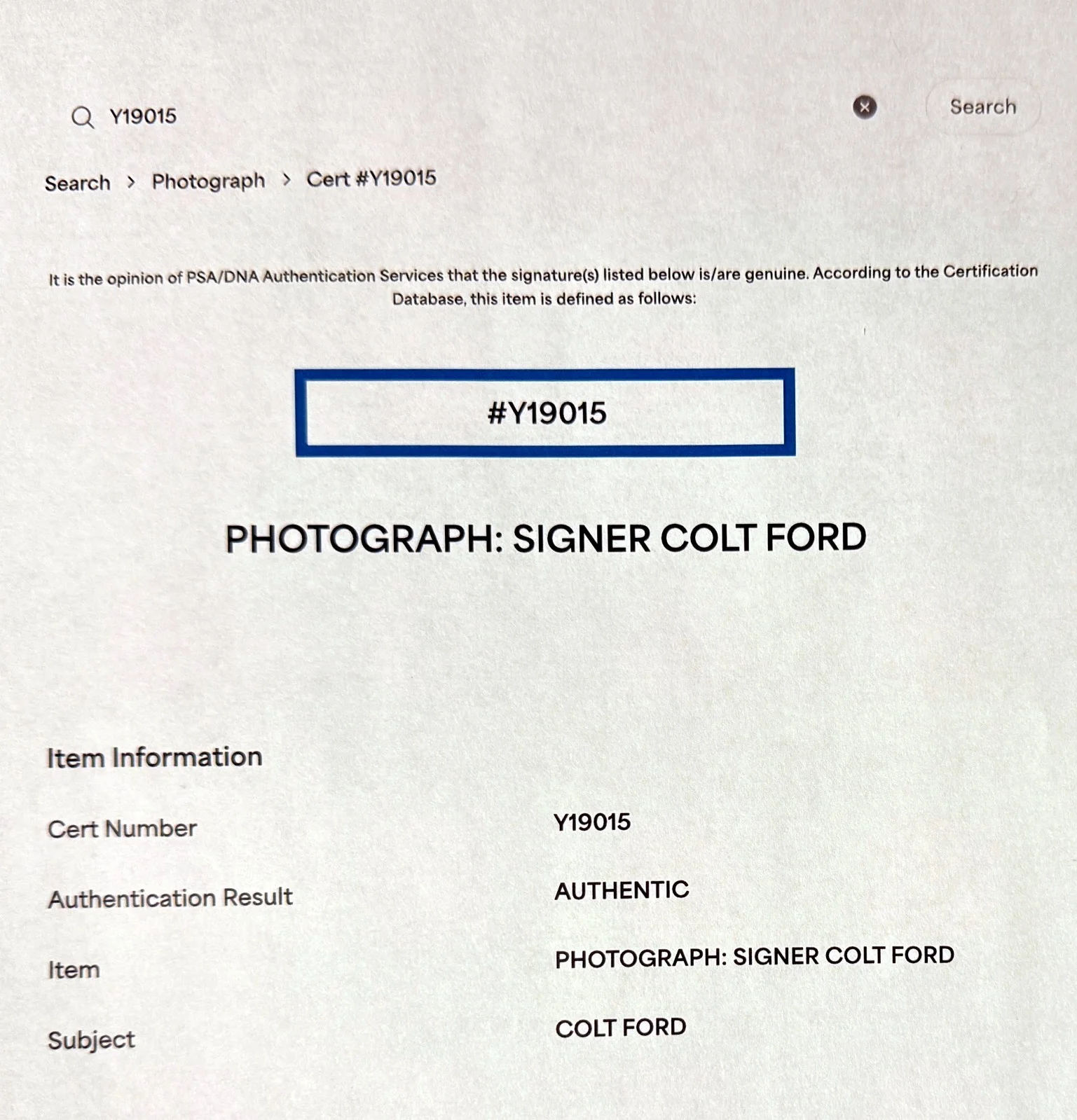 Colt Ford Signed 8x10 Country Music/Rapper 8x10 photo PSA/DNA #Y19015 - (Matted), изображение 2