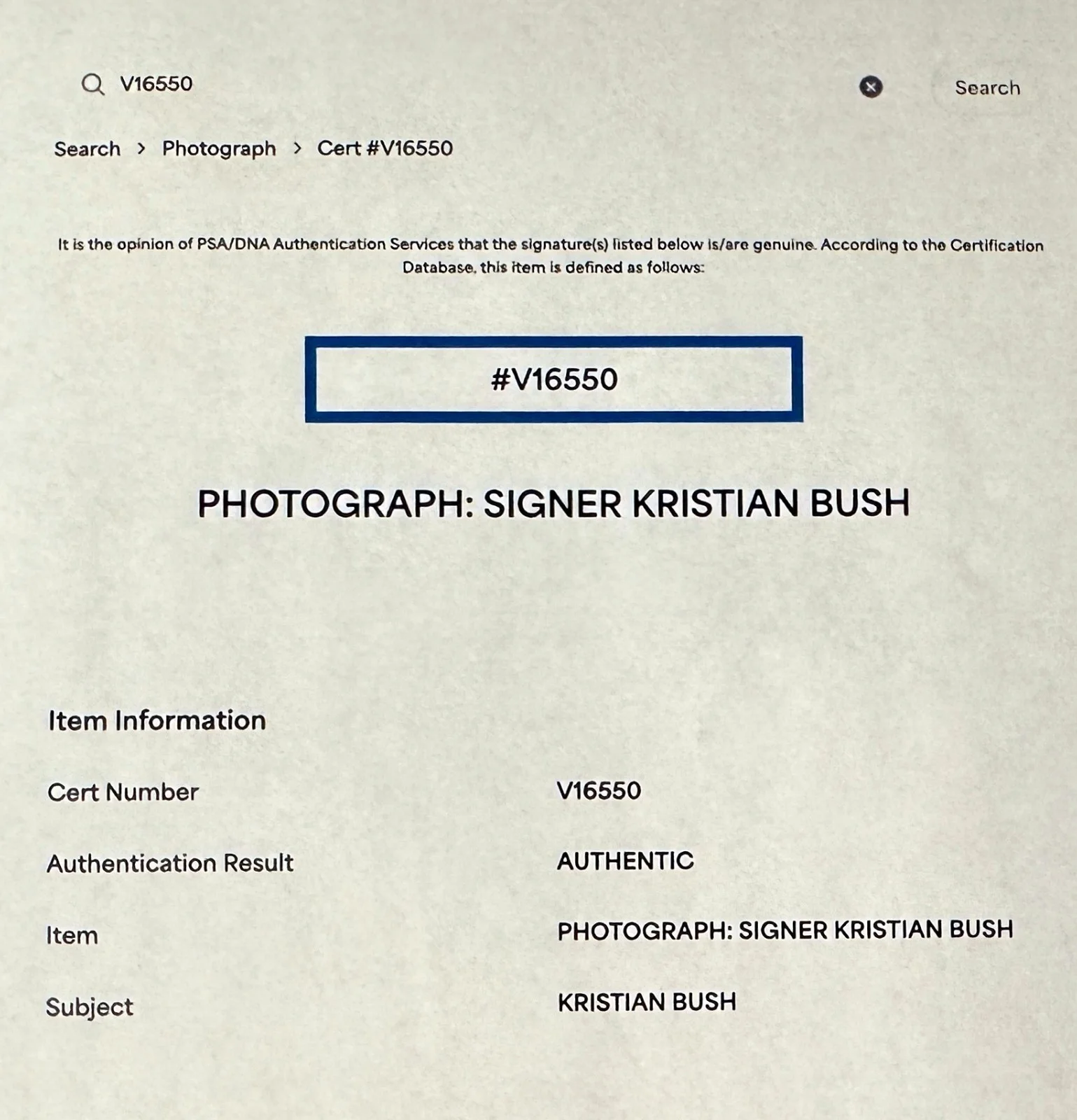 Kristian Bush Signed Sugarland Band 8x10 Photo – PSA #V16550 (Country Duo), изображение 2
