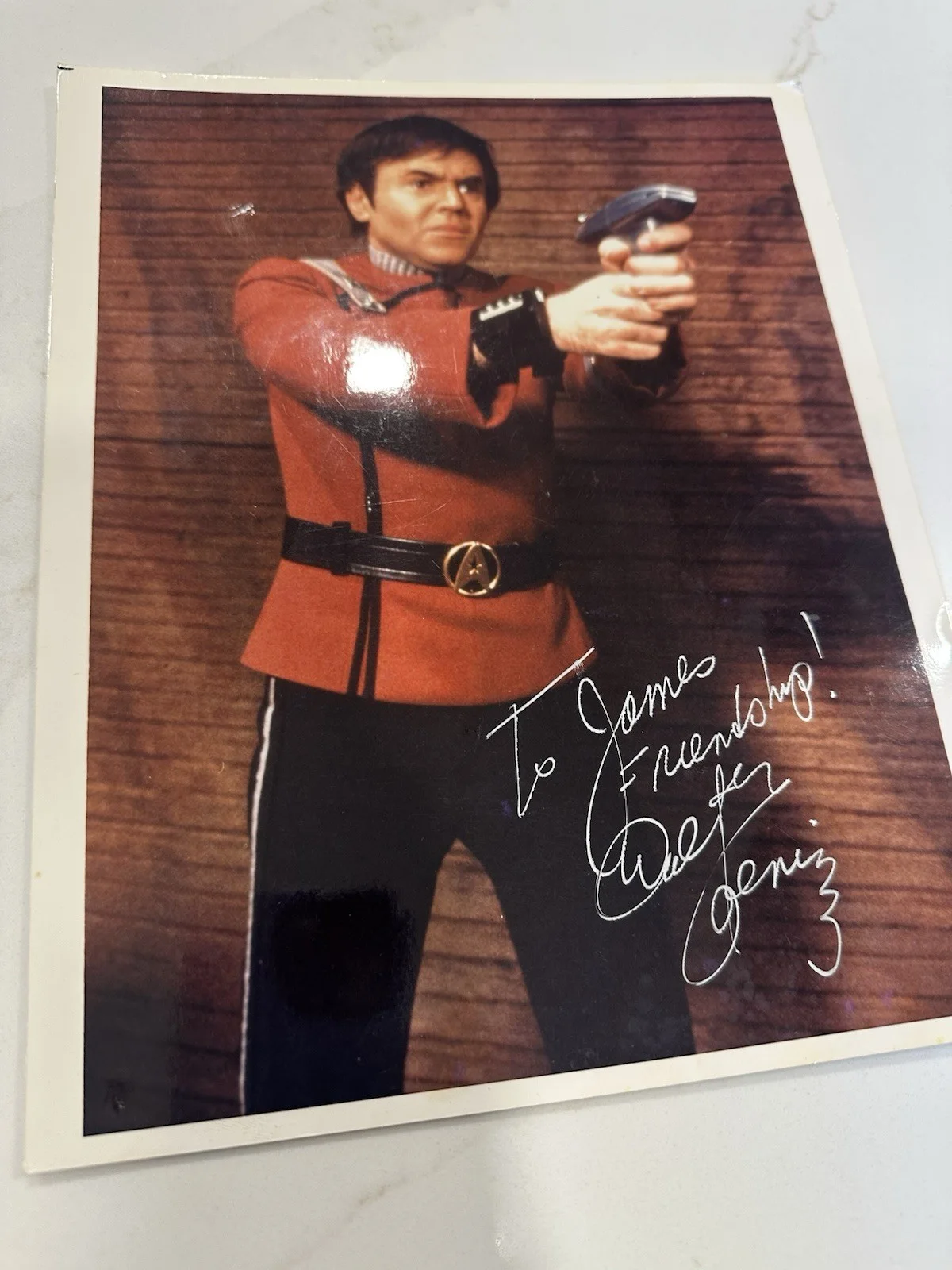 Star Trek Actor Walter Koenig As Chekhov Autographed Photo, изображение 4