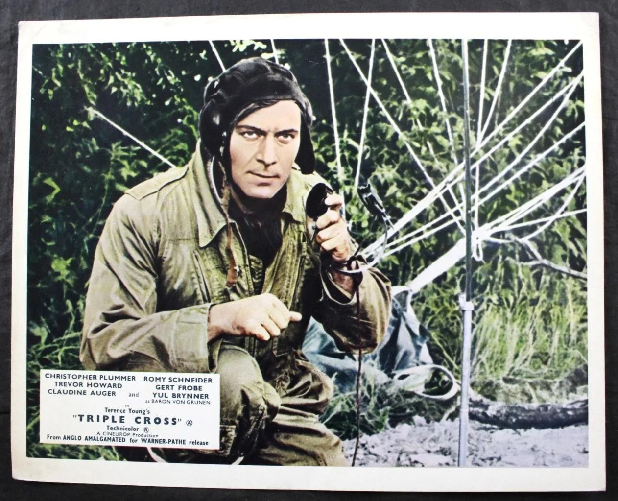 1966 TRIPLE CROSS, SET of 5 COL LOBBY CARDS, WARNER-PATHE, CHRISTOPHER PLUMMER, изображение 2