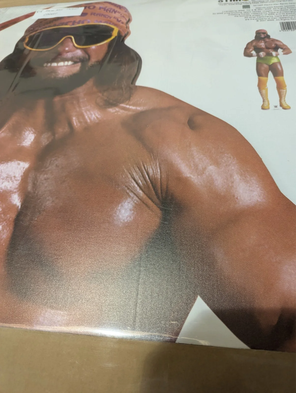 WWE Macho Man Randy Savage Cardboard Cutout / Standee 186cm Tall *Damaged*, изображение 4