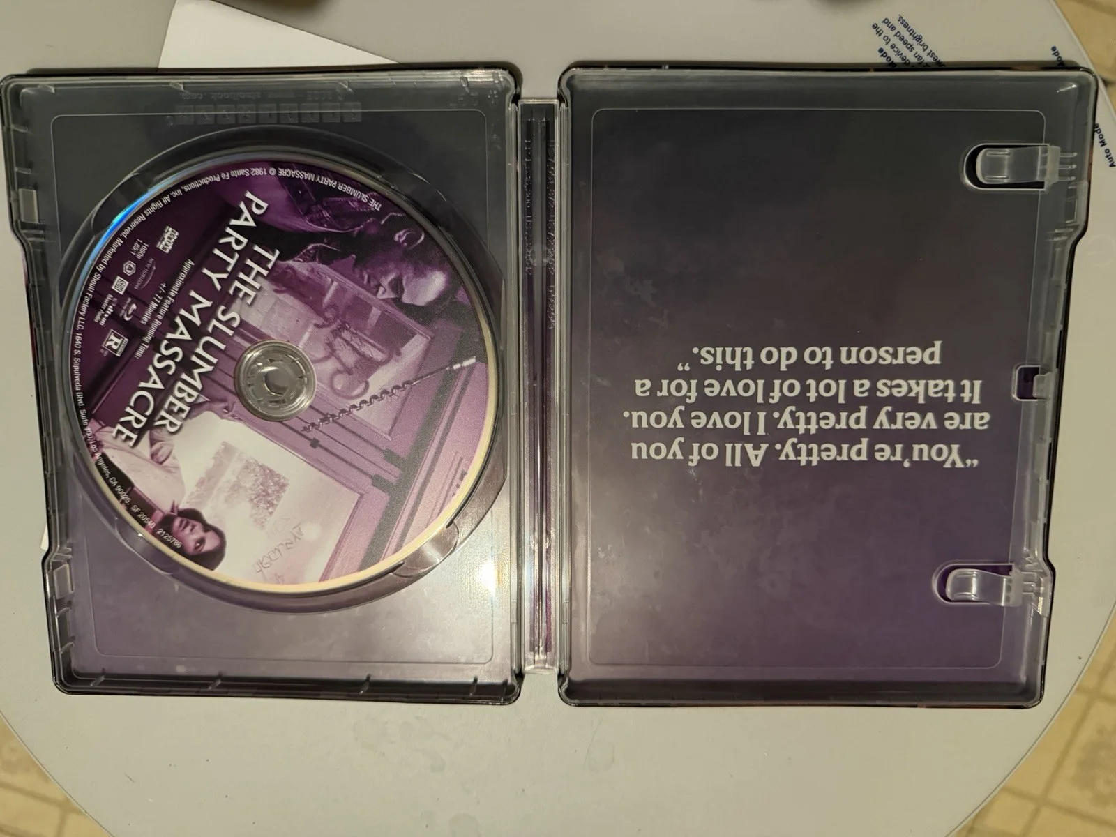 Amy Holden Jones — SLUMBER PARTY MASSACRE Blu-ray STEELBOOK Limited Edition OOP NEW! SCREAM! Signed, изображение 4