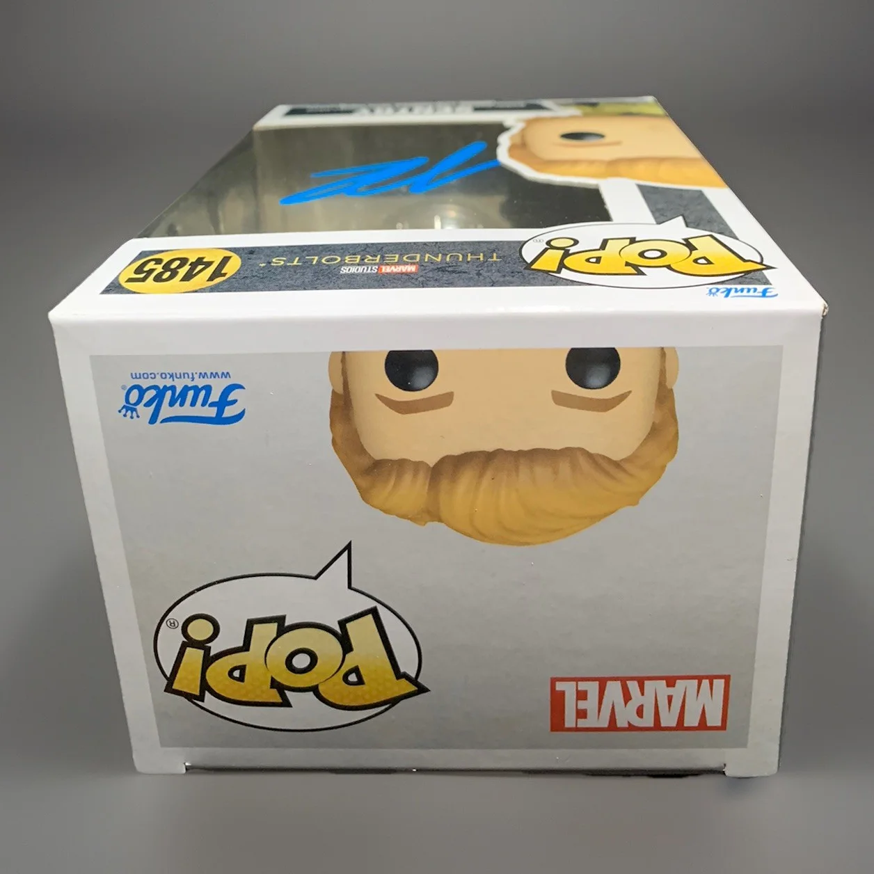 Lewis Pullman — Lewis Pullman Signed Autographed Sentry Funko Pop! Thunderbolts Bobblehead - BAS, image 5