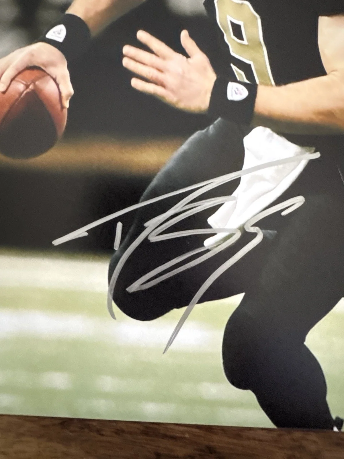 Drew Brees Signed Autographed Photo BAS Authenticated Beckett, image 2