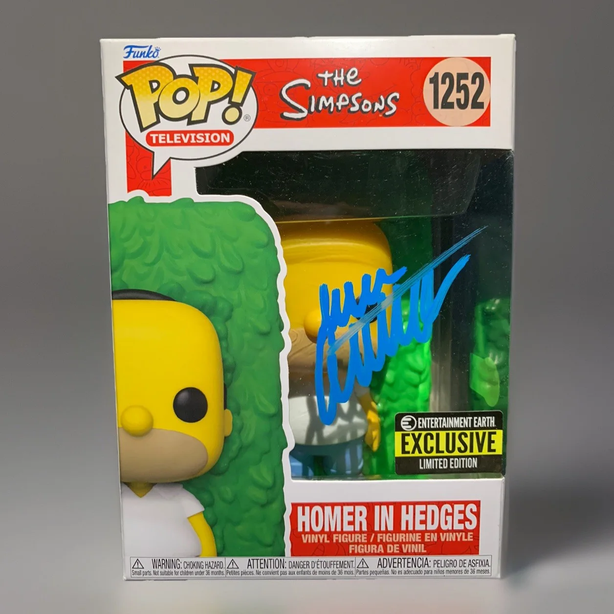 Dan Castellaneta — Dan Castellaneta Signed Autographed Homer in Hedges Funko Pop! The Simpsons BAS