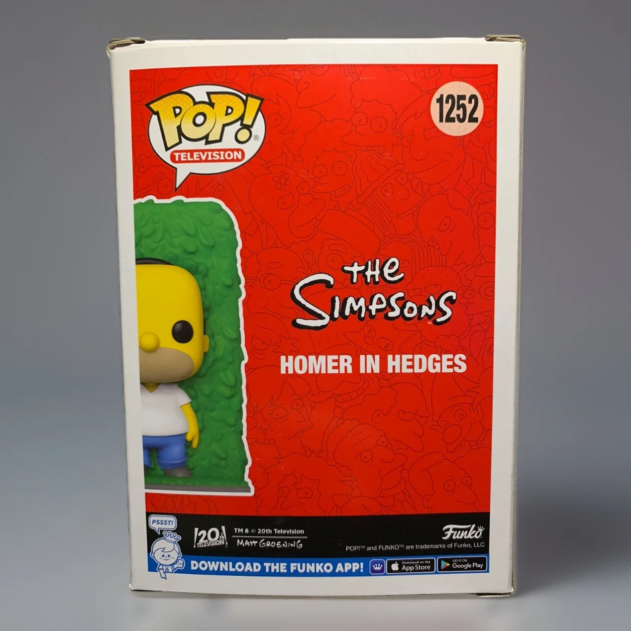 Dan Castellaneta — Dan Castellaneta Signed Autographed Homer in Hedges Funko Pop! The Simpsons BAS, изображение 4