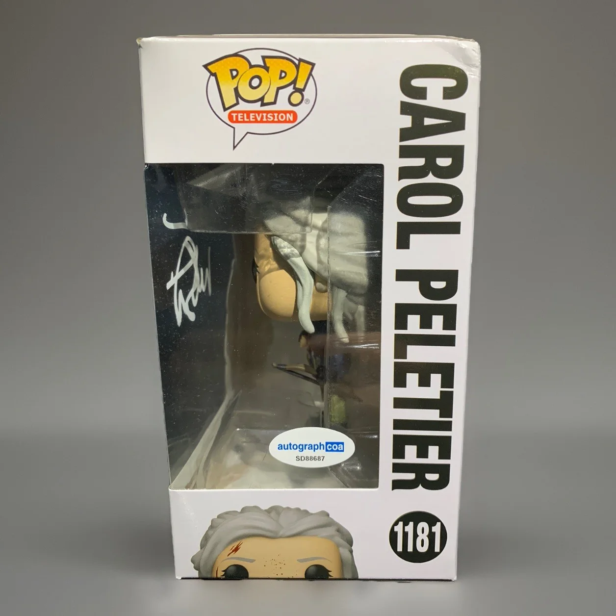Melissa McBride — Melissa McBride Signed Carol Peletier Funko Pop #1181 The Walking Dead with COA, изображение 3