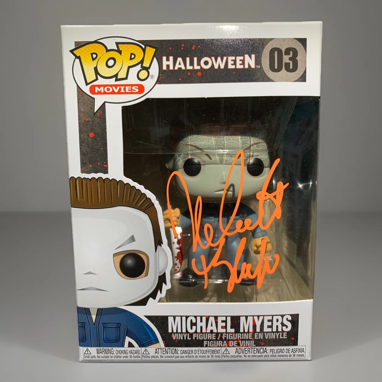 Nick Castle — Nick Castle Signed Autographed Michael Myers Funko Pop Halloween Figure with COA
