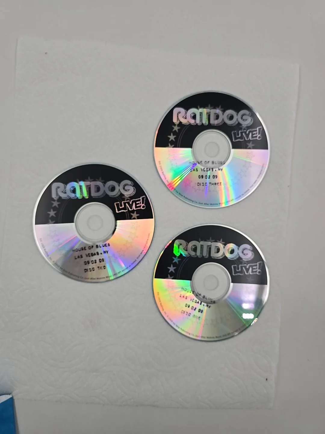 RAT DOG Music Cd House Of Blues Las Vegas 09/ 02 /09 3 Cds Mint Condition, изображение 4