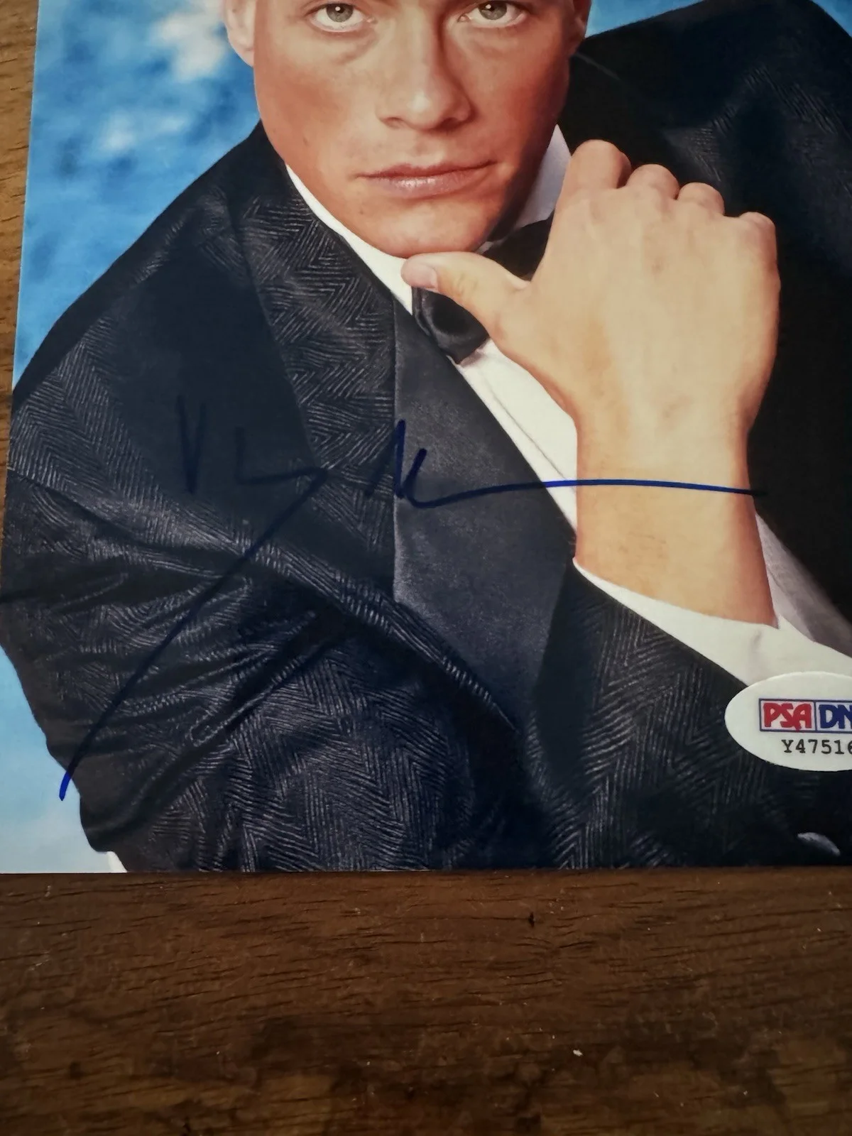 Jean Claude Van Damme Signed Autographed Photo PSA Authenticated PSA/DNA, image 2