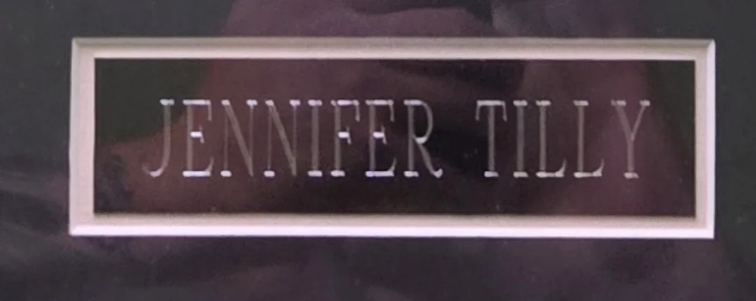 Jennifer Tilly — Jennifer Tilly Signed 8x10 Photo Custom Matted Framed Nameplate BAS BECKETT, image 4