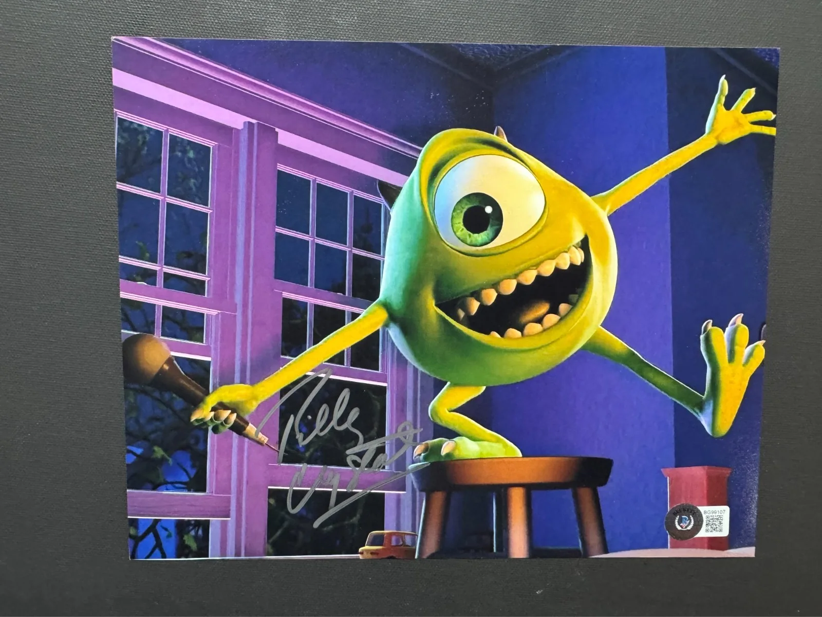 Billy Crystal — Billy Crystal autographed signed Monsters Inc Mike 8x10 photo Beckett BAS coa