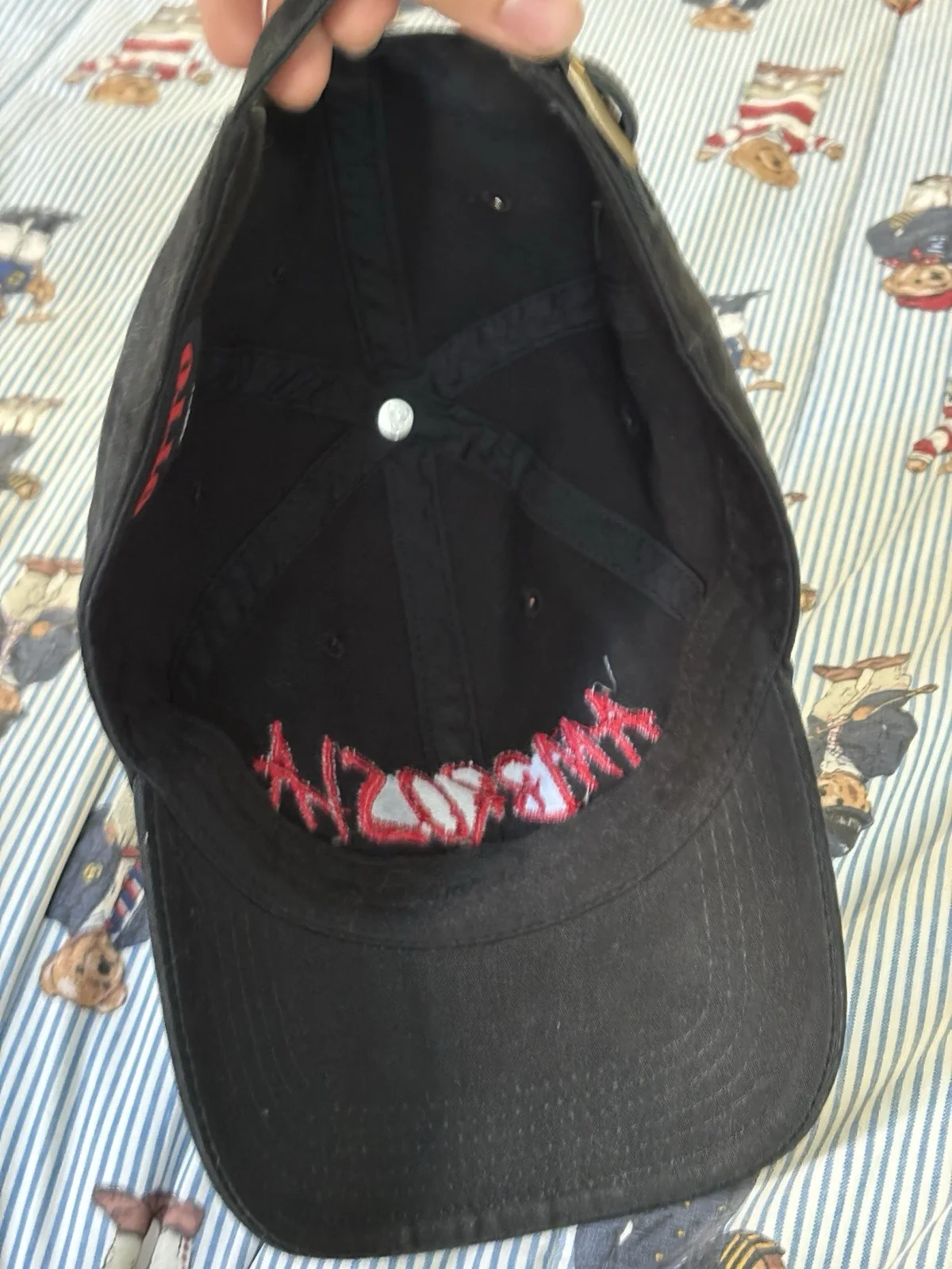 Ambrosia Band Tour Concert Hat Signed by members! 100% Cotton One Size Fits, image 3