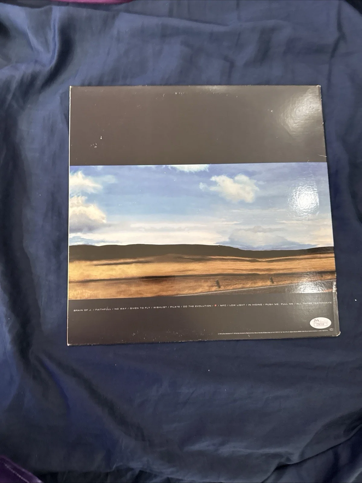 Eddie Vedder — EDDIE VEDDER SIGNED AUTOGRAPH ALBUM VINYL RECORD - PEARL JAM YIELD JSA LOA COA, image 3