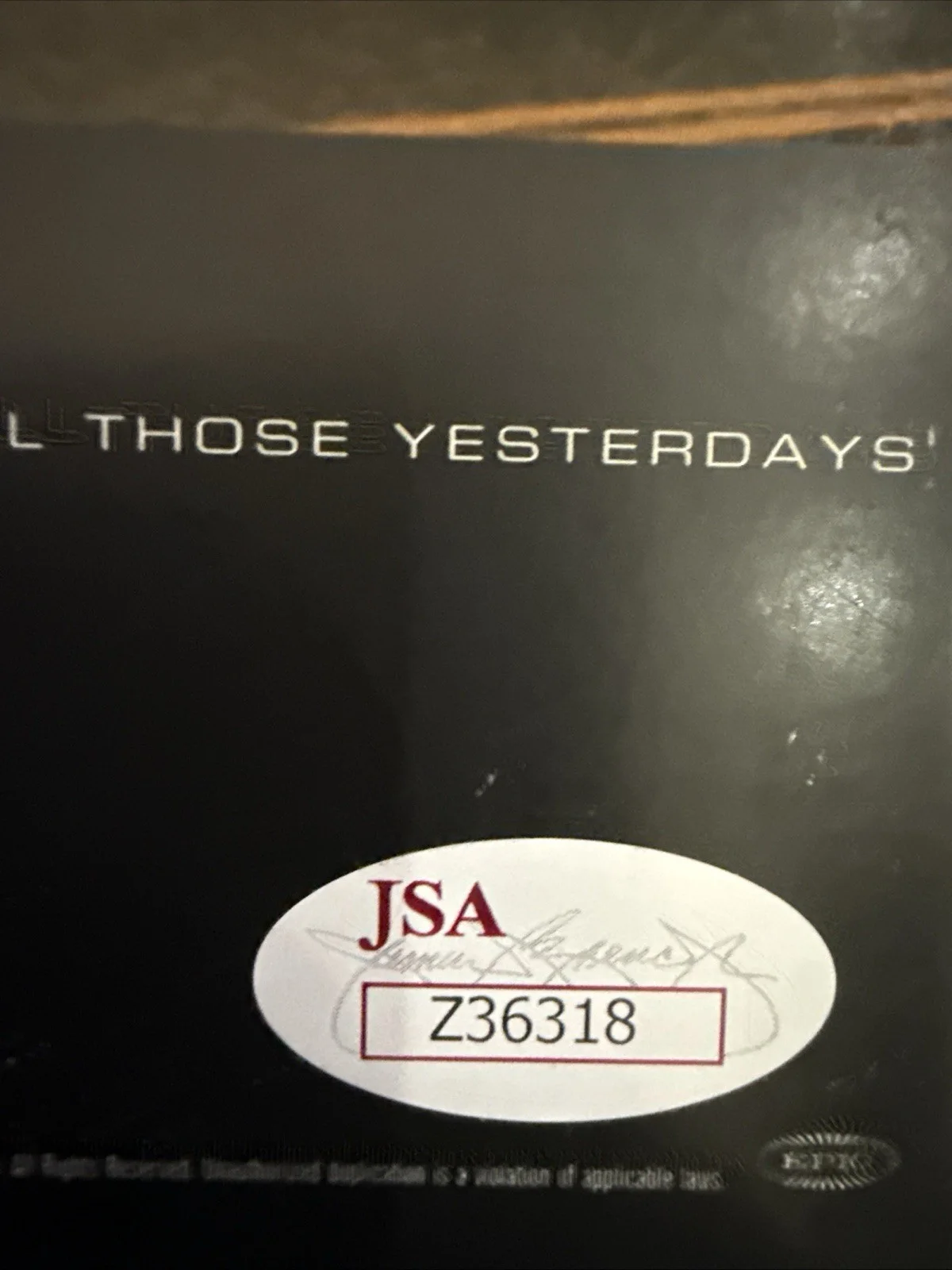 Eddie Vedder — EDDIE VEDDER SIGNED AUTOGRAPH ALBUM VINYL RECORD - PEARL JAM YIELD JSA LOA COA, image 4