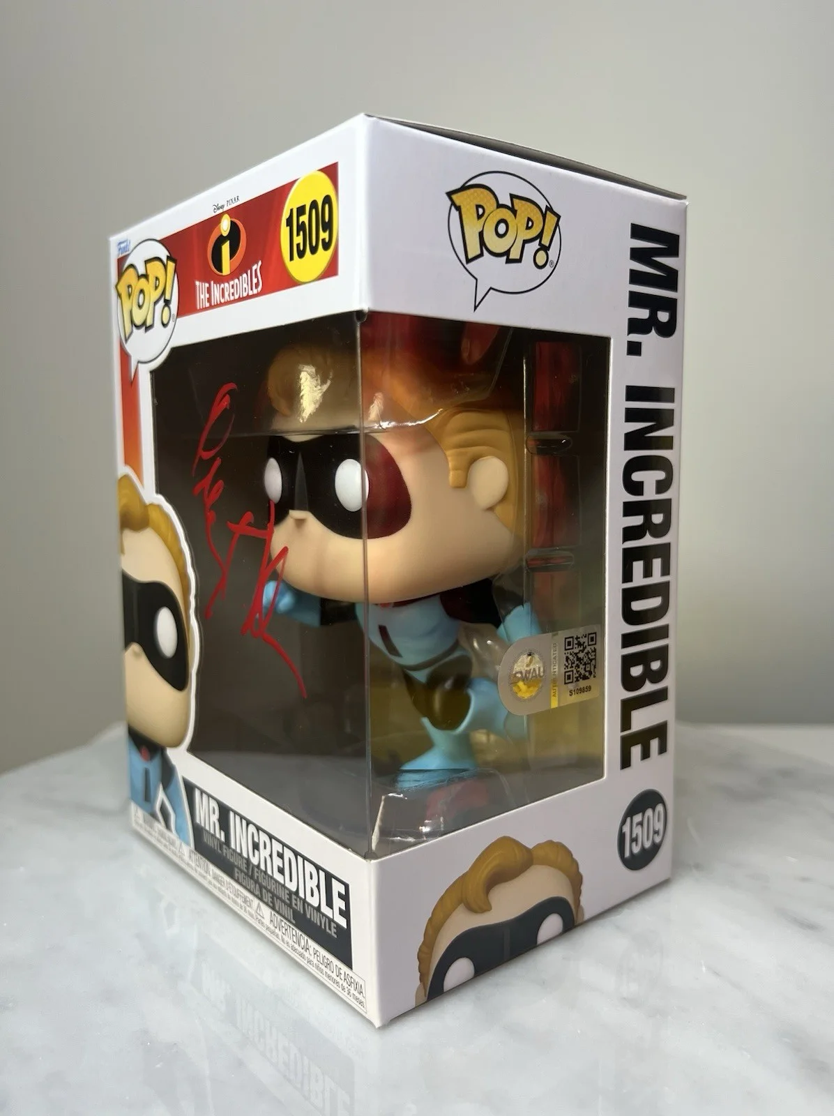 Craig T. Nelson — Craig T. Nelson Mr. Incredible Signed Funko Pop SWAU COA, изображение 2