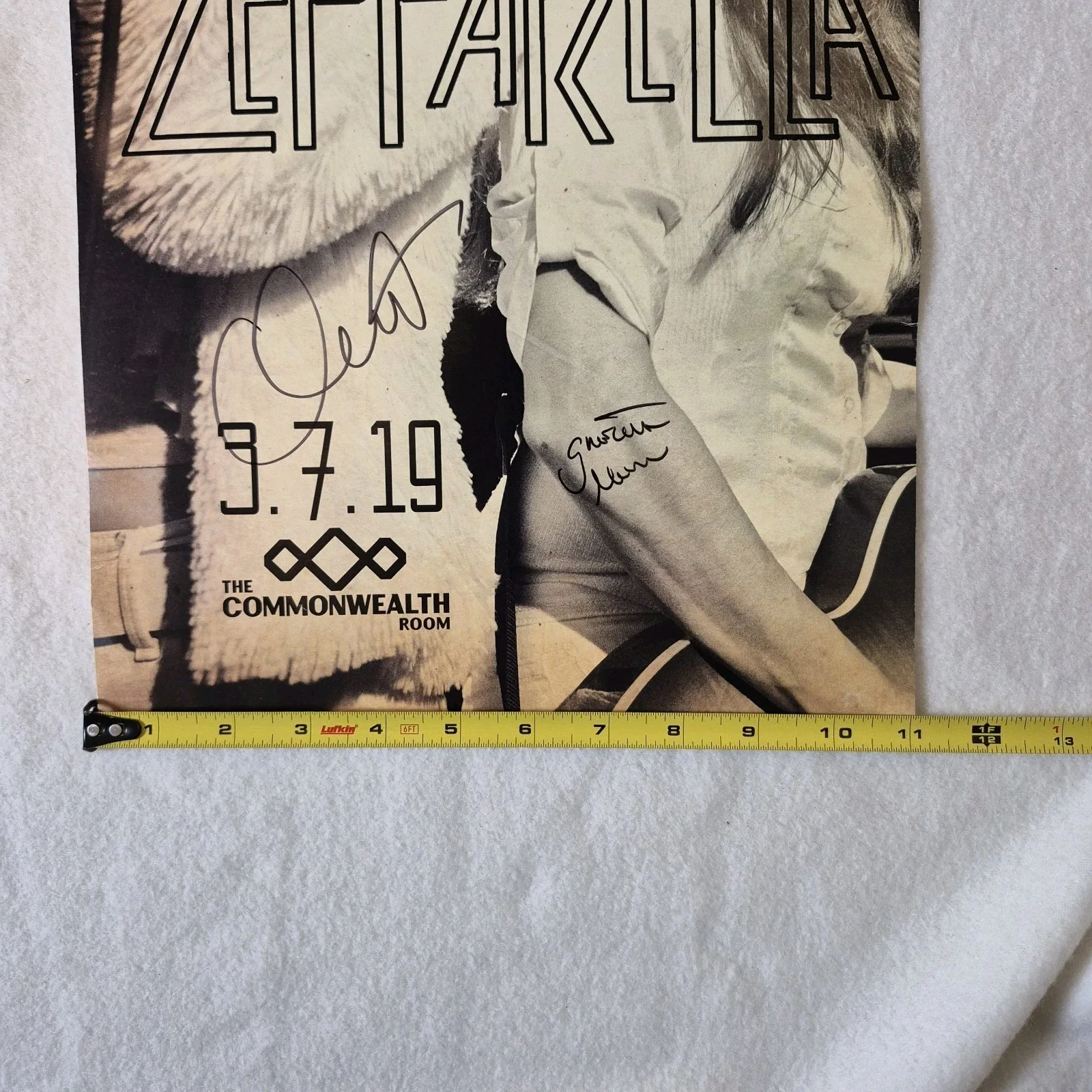 Zepparella Signed Poster 2019 11x17" - Zeppelin Tribute Band, image 2