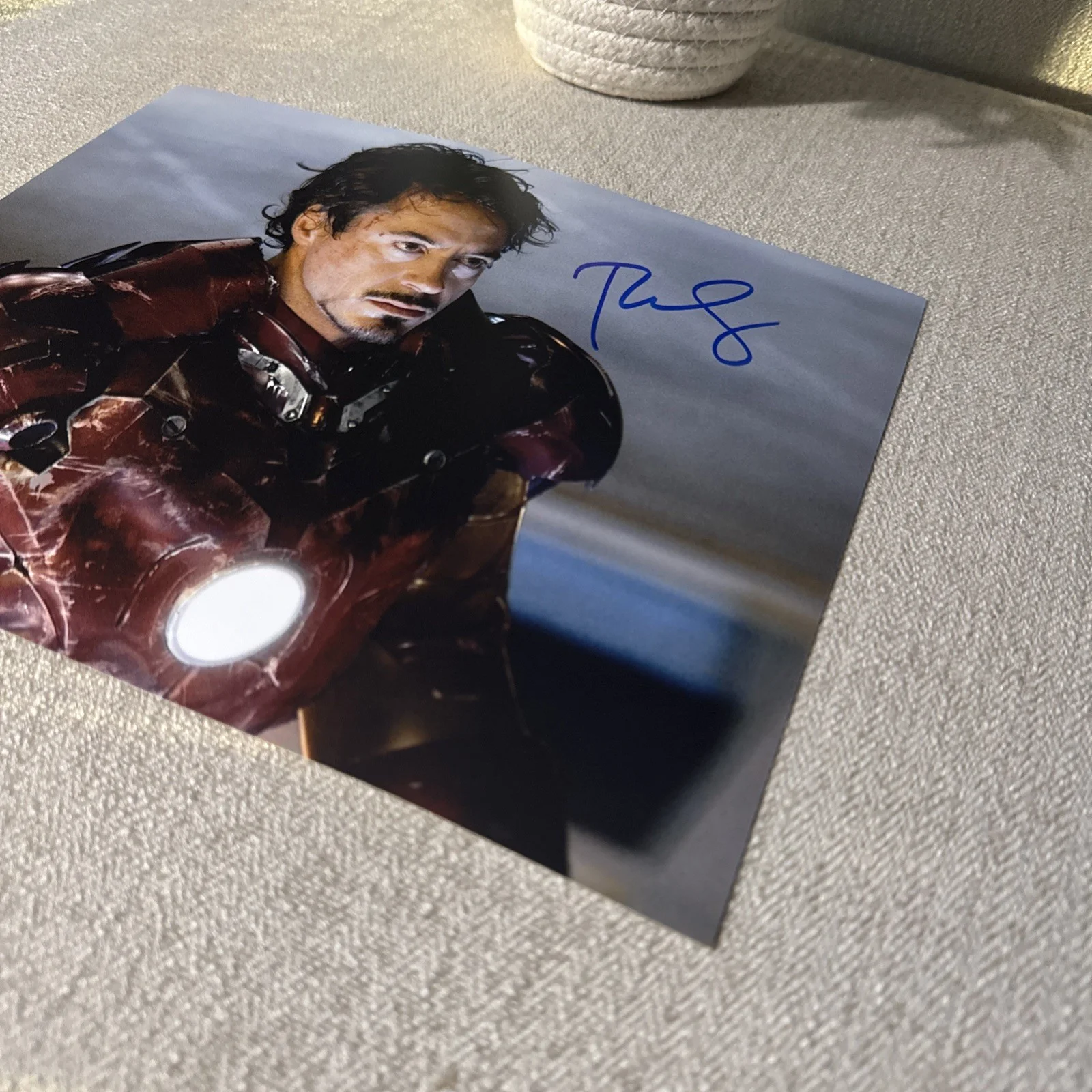 Robert Downey Jr Signed Photo Autographed Tony Stark " Iron Man " w/COA & Proof, image 3