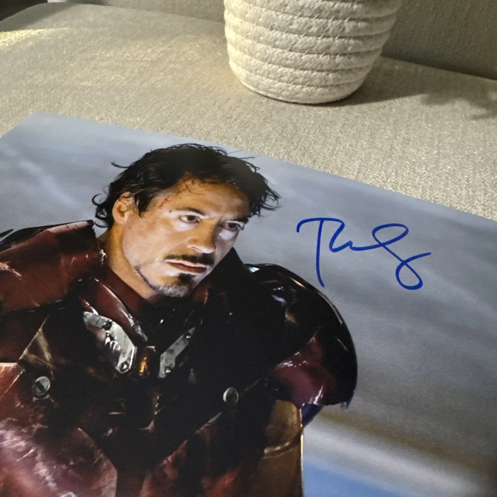 Robert Downey Jr Signed Photo Autographed Tony Stark " Iron Man " w/COA & Proof, image 4