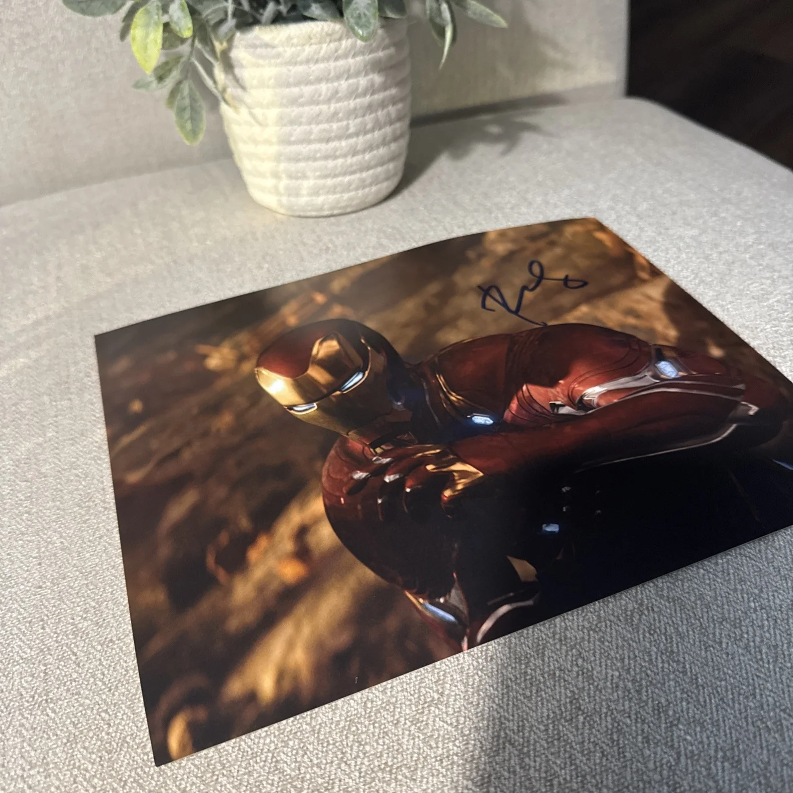 Robert Downey Jr Signed Photo Autographed Tony Stark " Iron Man " w/COA & Proof, image 2