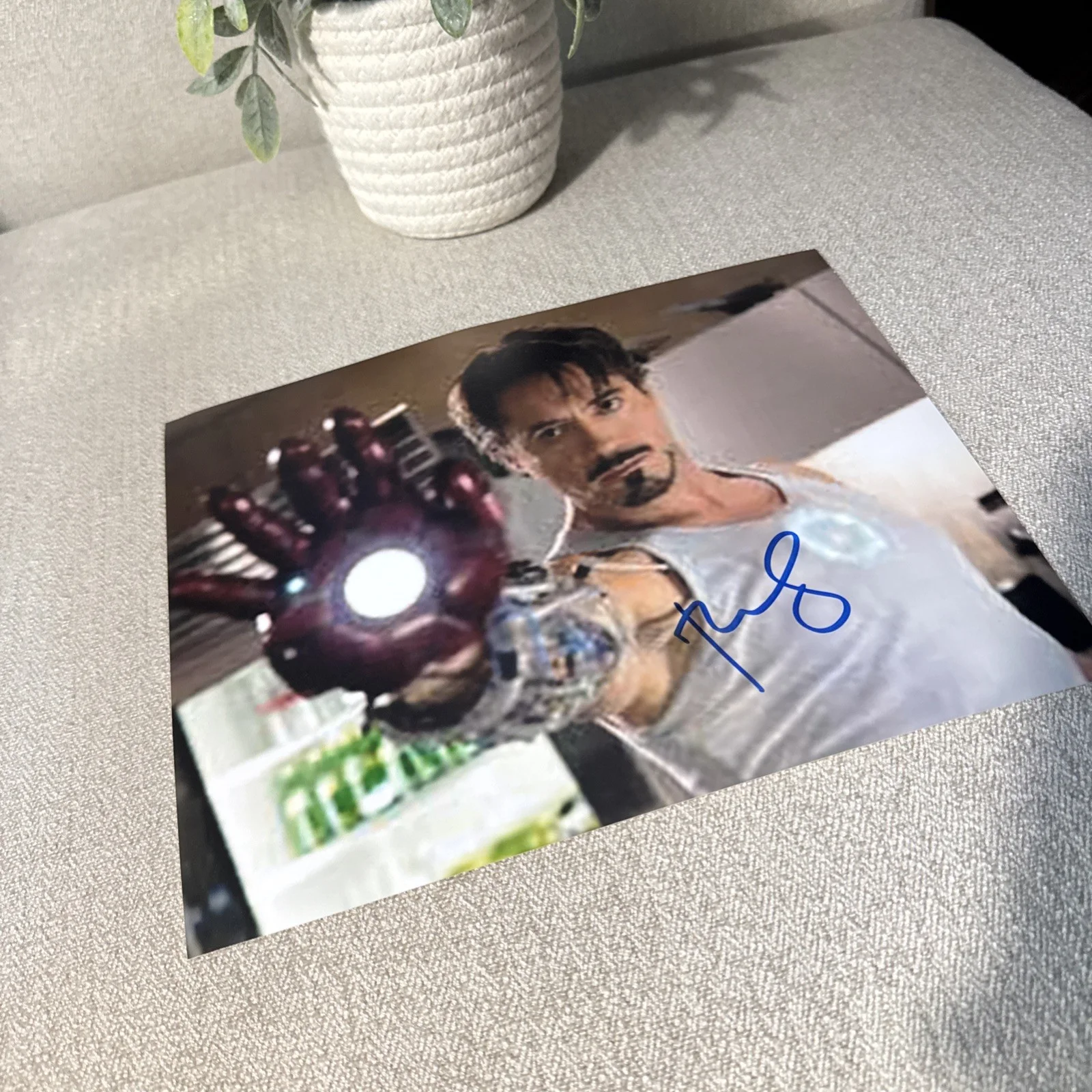 Robert Downey Jr Signed Photo Autographed Tony Stark " Iron Man " w/COA & Proof, image 3