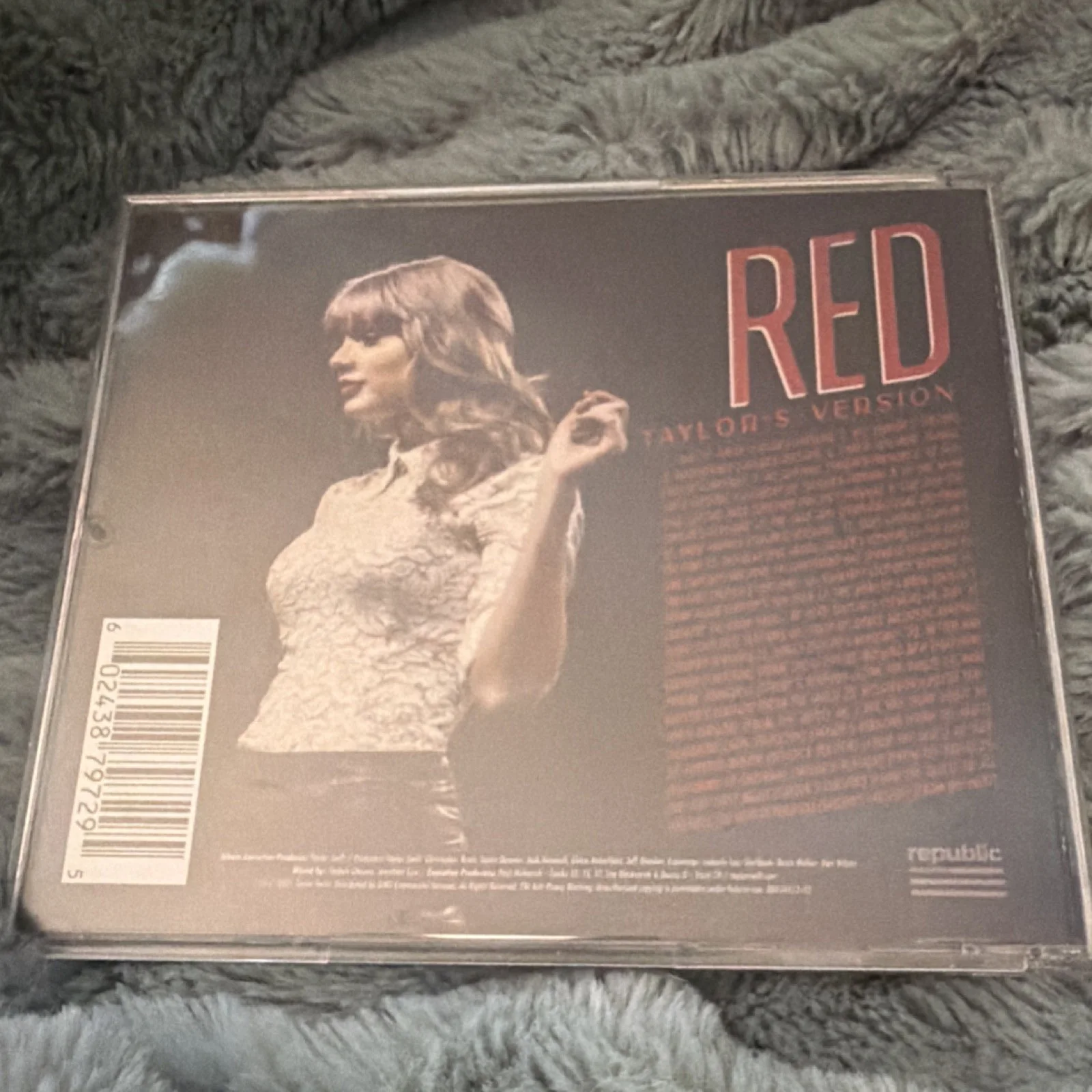 Taylor Swift Red Taylor's Version Signed CD & Booklet Autographed long drunk sig, image 3