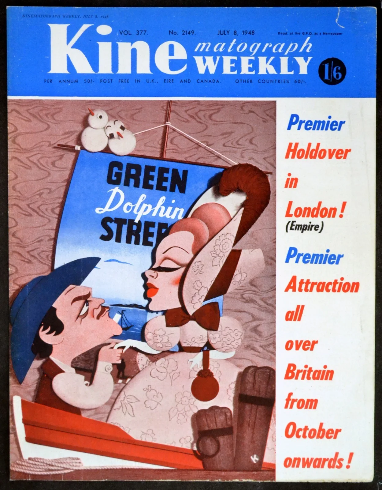 SILVER RIVER 1948 Errol Flynn, Ann Sheridan, Thomas Mitchell TRADE ADVERT, изображение 2