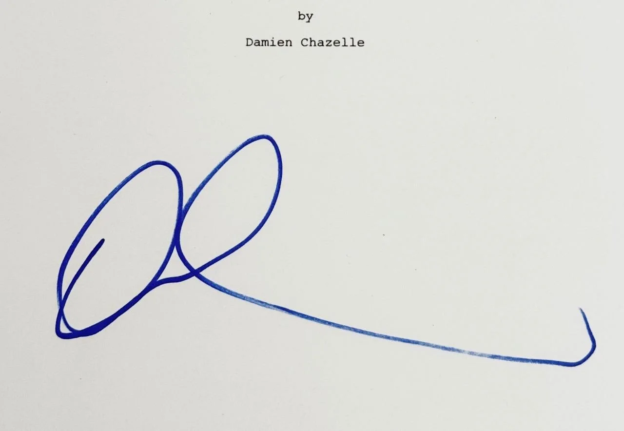Damien Chazelle autograph signed La La Land movie script (G) ~ Beckett BAS, изображение 2
