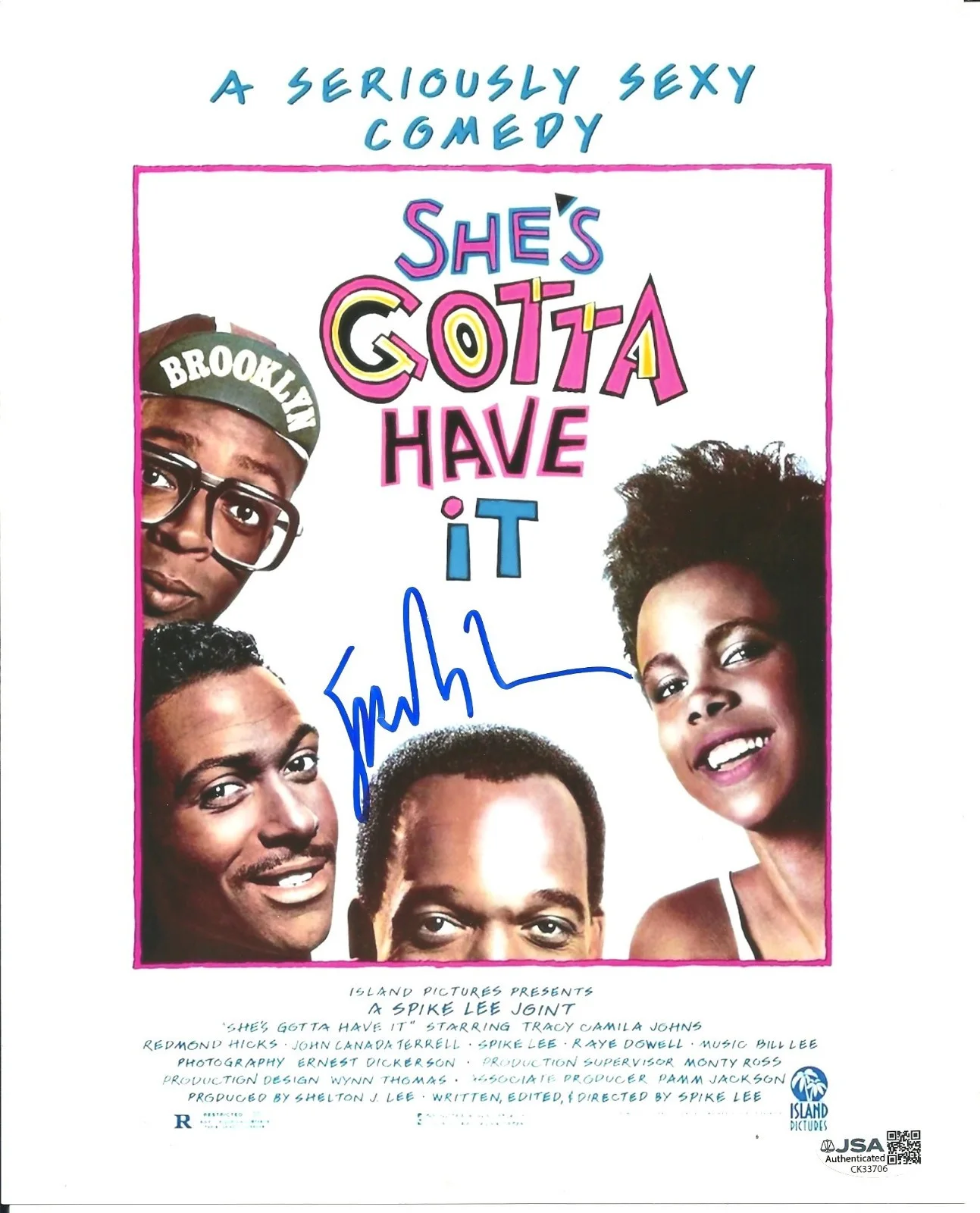 Spike Lee — Spike Lee Signed Auto 8x10 Photo JSA COA She's Gotta Have It, image 2