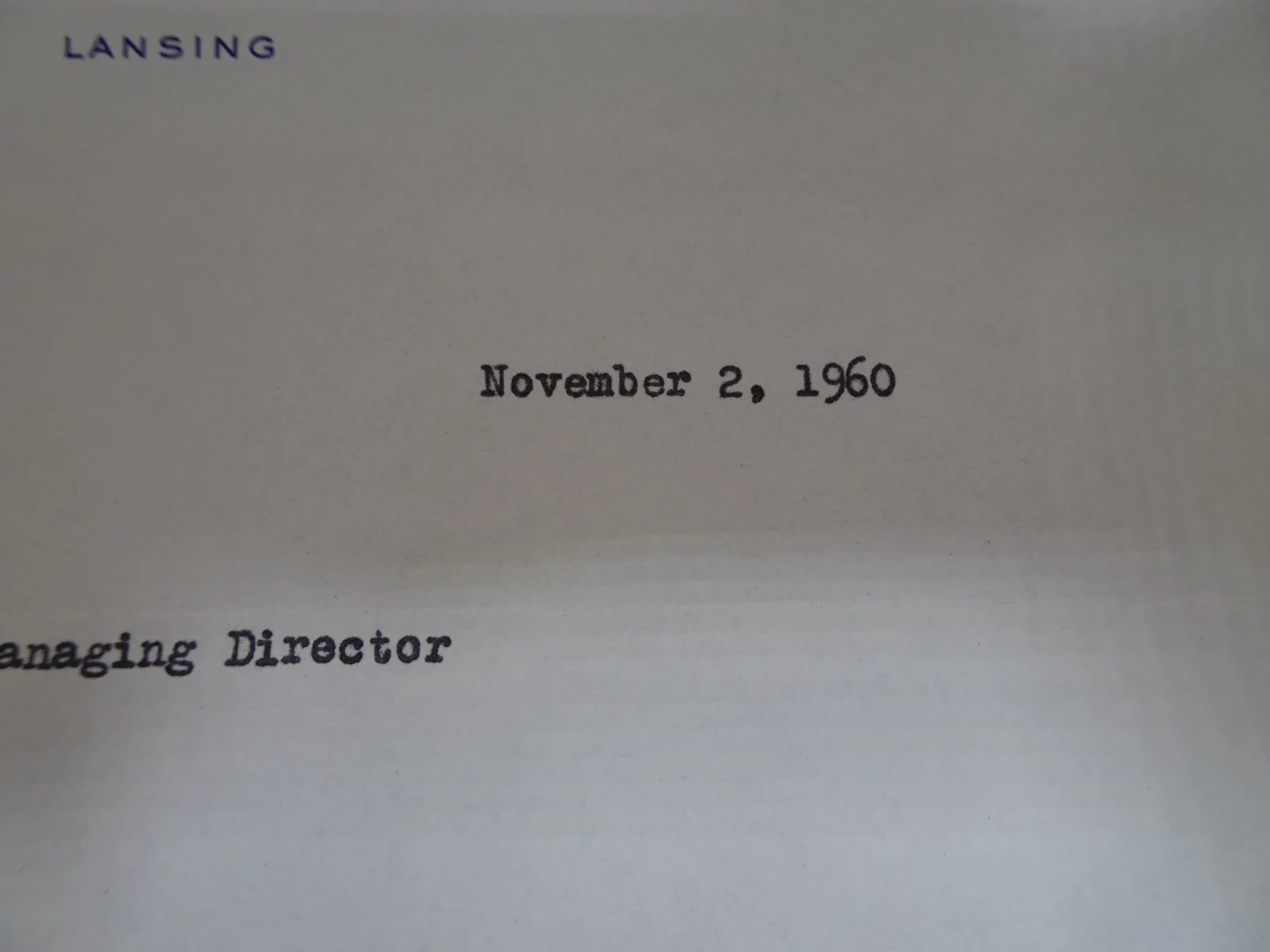 G. Mennen Williams — G. Mennen Williams Governor Michigan Autograph Letter to Symphony Manager 1960, изображение 5