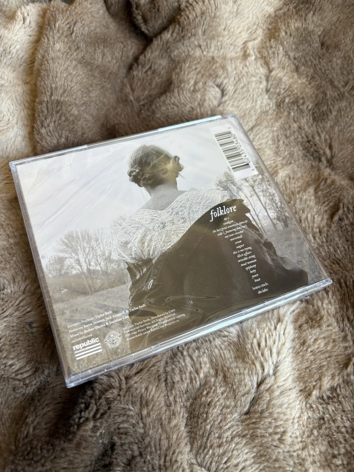 Taylor Swift Folklore Signed Auto Autographed CD Sealed, New, image 4